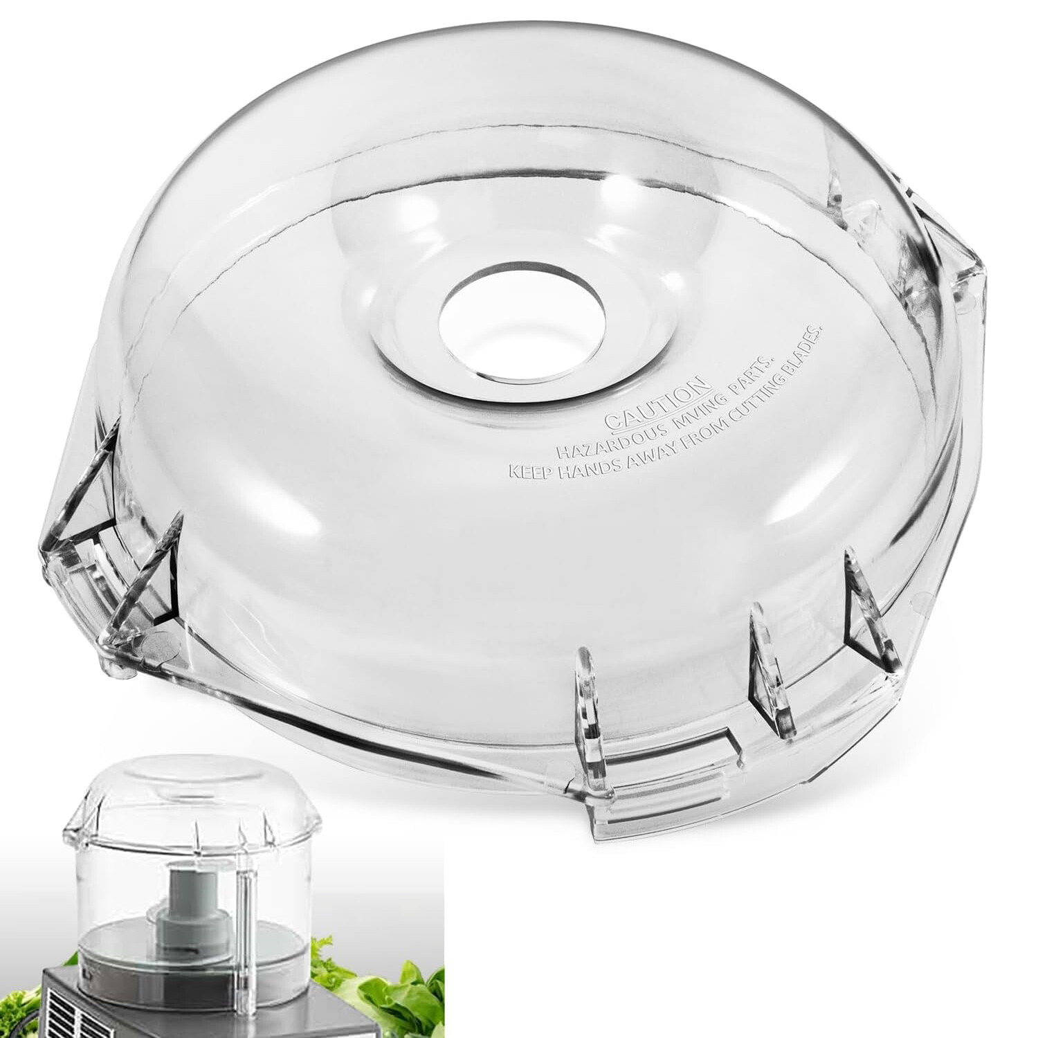 106458S Cutter Bowl Lid Fit for Robot Coupe R100B/R100BCLR/R101B/R2B/R2U/R2 DICE