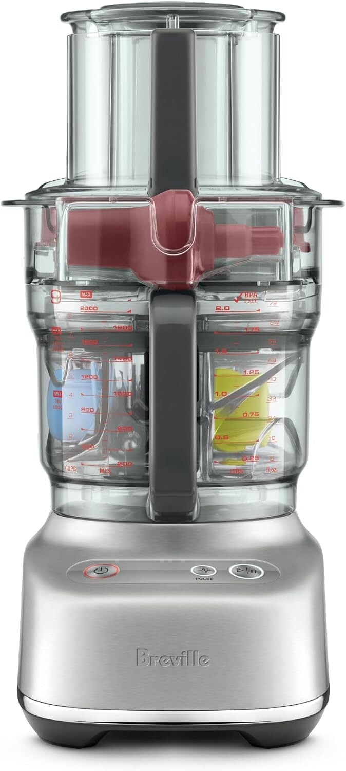 BFP638 Paradice 9 Cup Food Processor and Dicer, Small, Brushed Stainless Steel