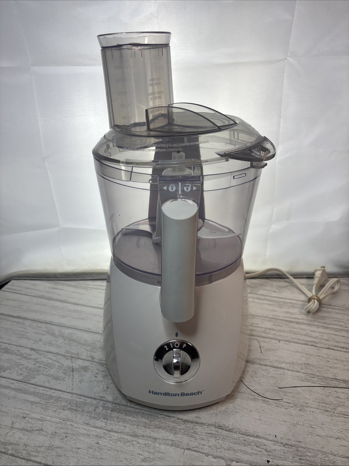 Hamilton Beach 70610 Chef Prep Food Processor 2 Speed Works Great