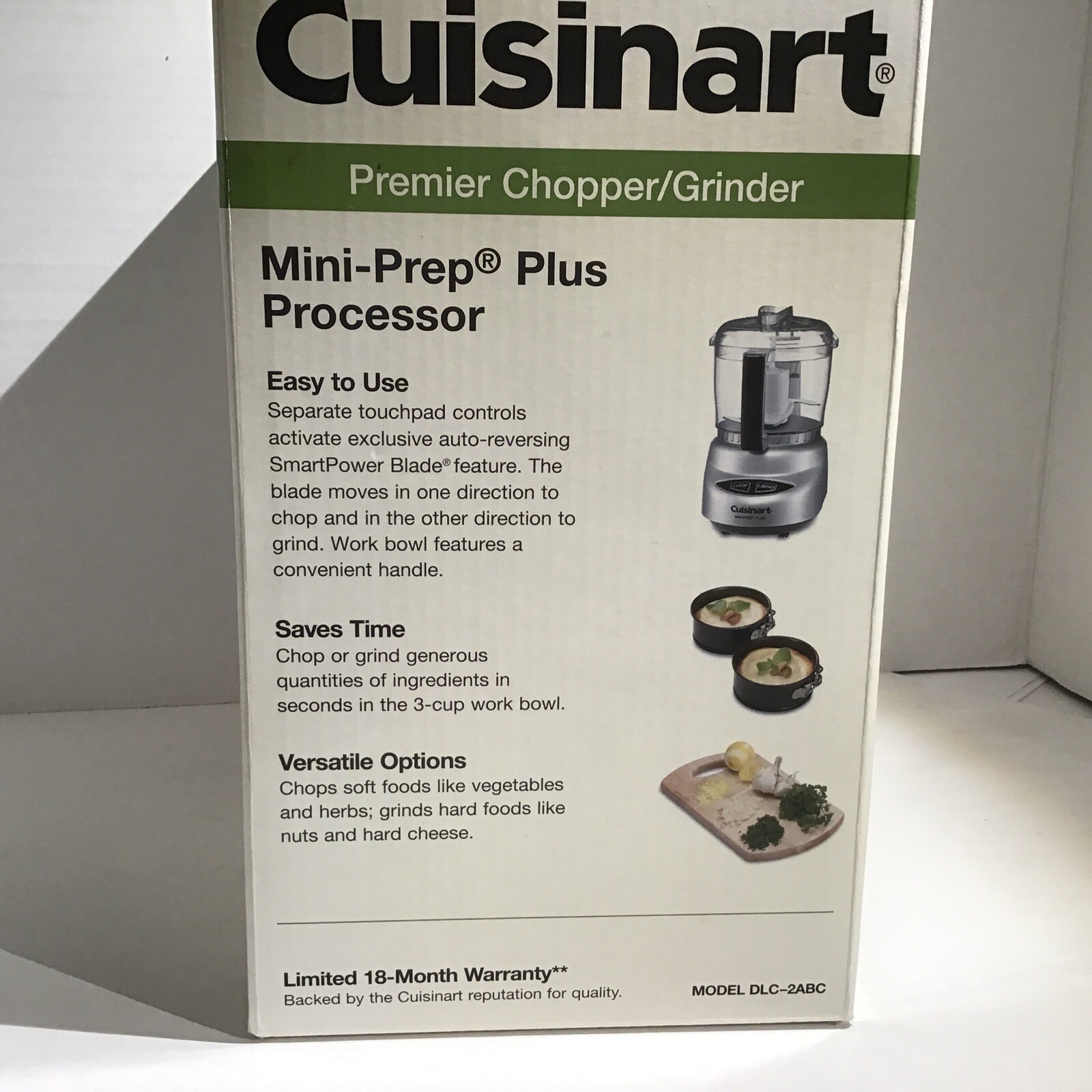 Cuisinart DLC-2ABC Mini-Prep Plus 24 oz Food Processor – Brushed Chrome – NEW