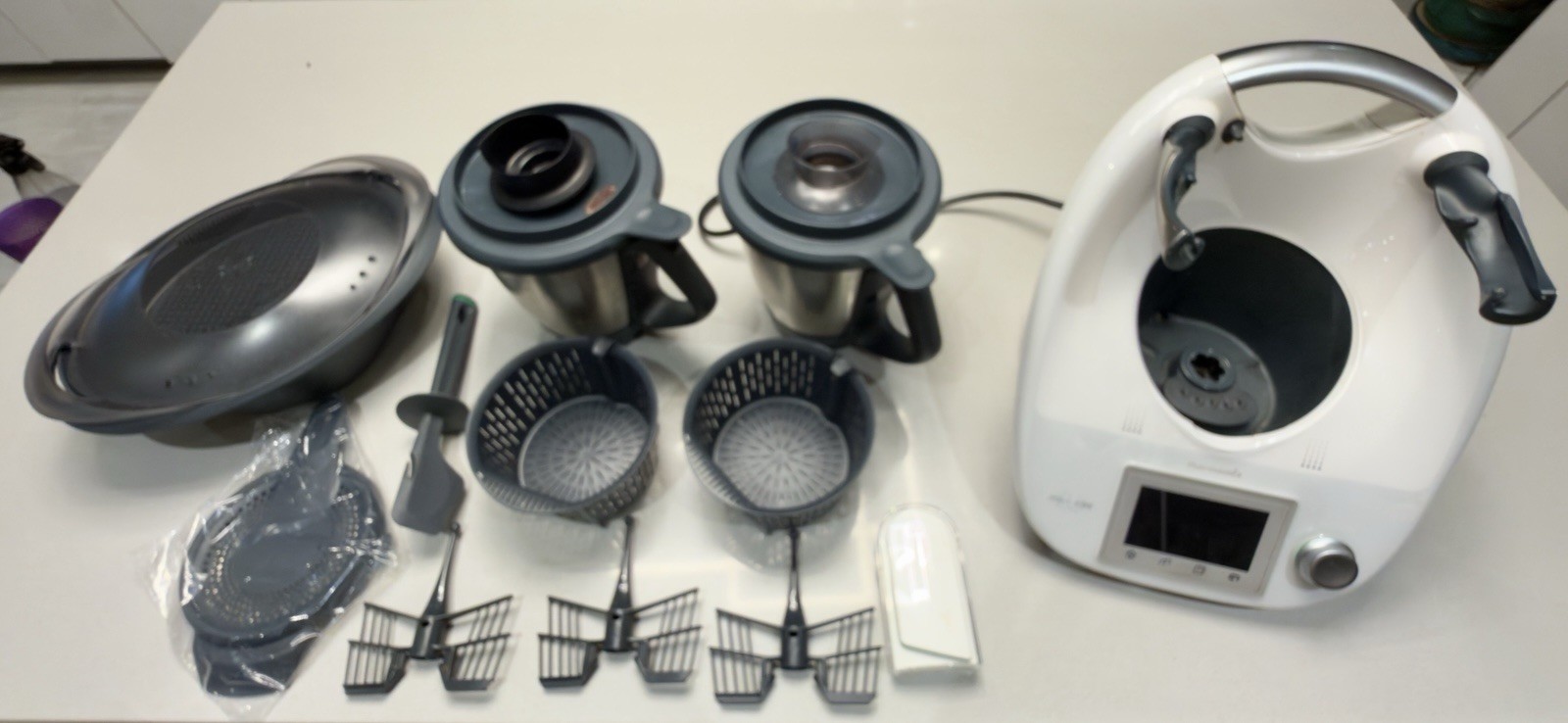 Thermomix TM5 MEGA BUNDLE – 2 Bowls + Cook Key + Varoma + All Blades + USA 110V