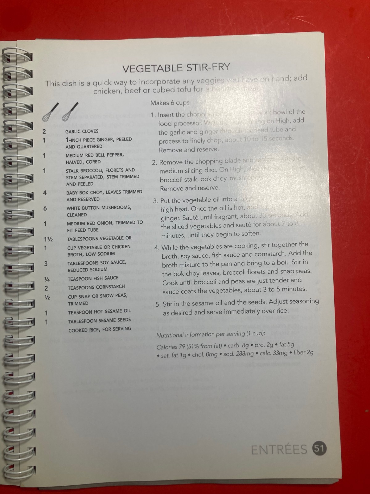 Cuisinart Food Processor FP-8 Manual Instruction and Recipe Booklet Elemental 8