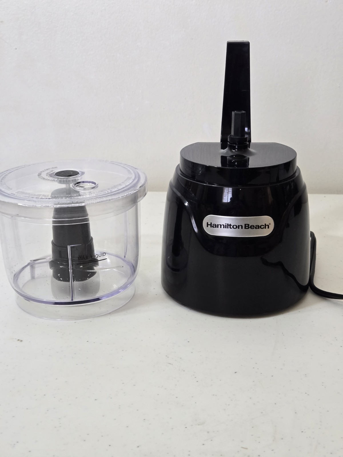 Hamilton Beach Stack & Press 3-Cup Chopper – 72850G