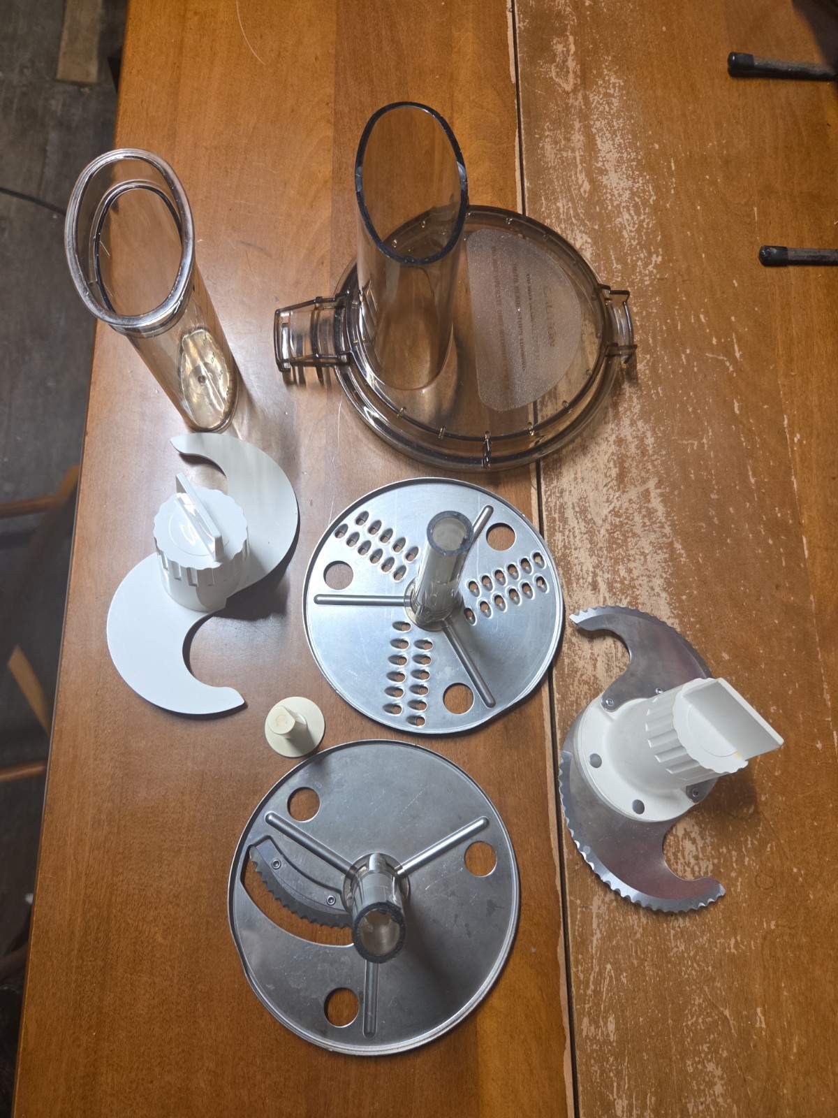 Sunbeam Le Chef Food Processor 14-11 Lid 4 Blades and Pusher Replacement Parts