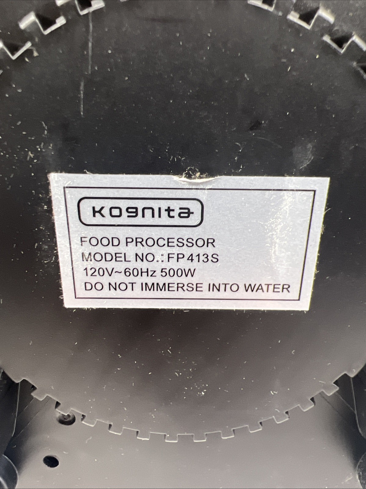 Kognita 8-IN-1 Food Processor Replacement Part Motor Base Only Tested Works