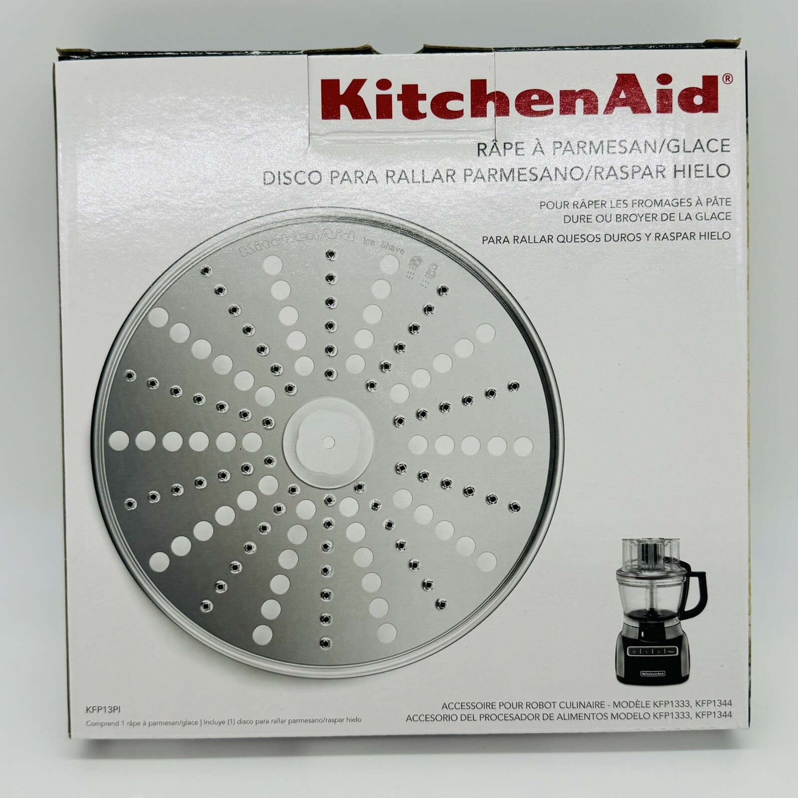 KitchenAid Parmesan Cheese and Ice Disc 13 Cup Food Processor KFP1333 / KFP1344