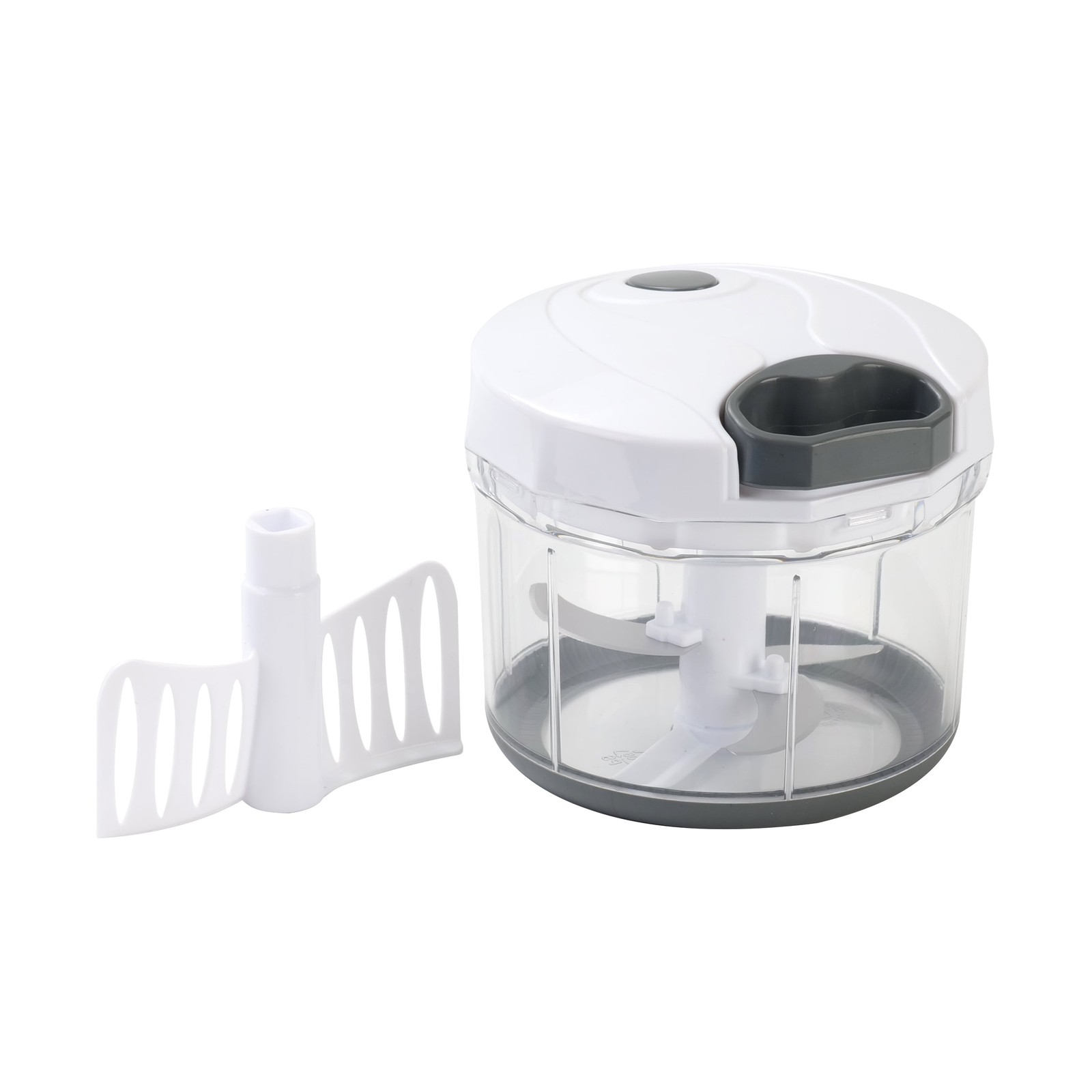 1qt Quick Pull Chopper, BPA free Blades, Food Contact Safe Material Weight 320g