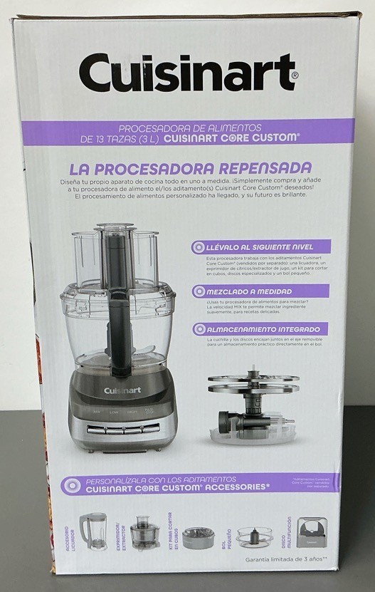 Cuisinart Core Custom 13-Cup Food Processor • Chop, Puree, Shred, Slice & More