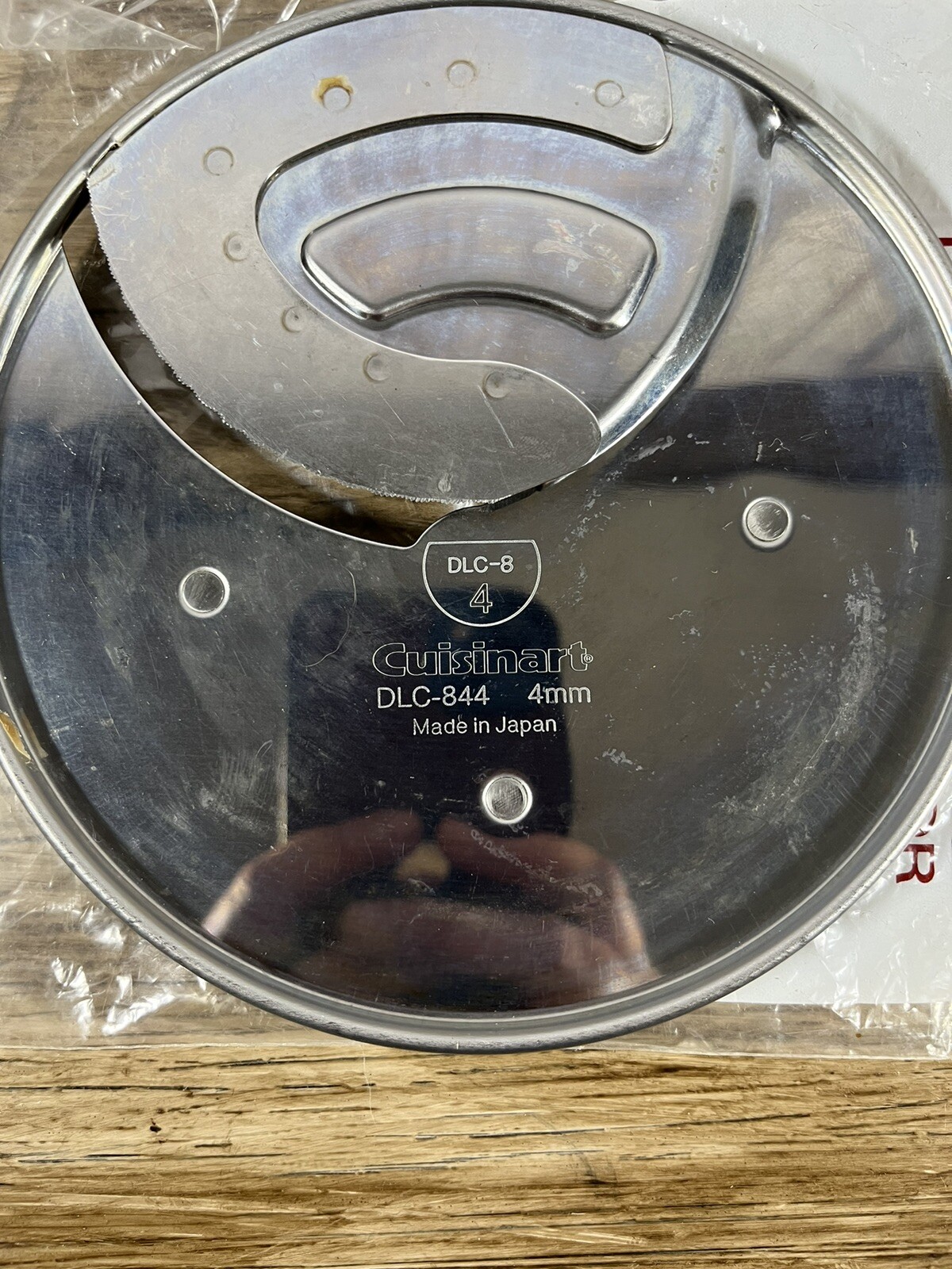 Cuisinart Food Processor DLC-8F Replacement Part DLC-844 4mm Slicing Disc OEM
