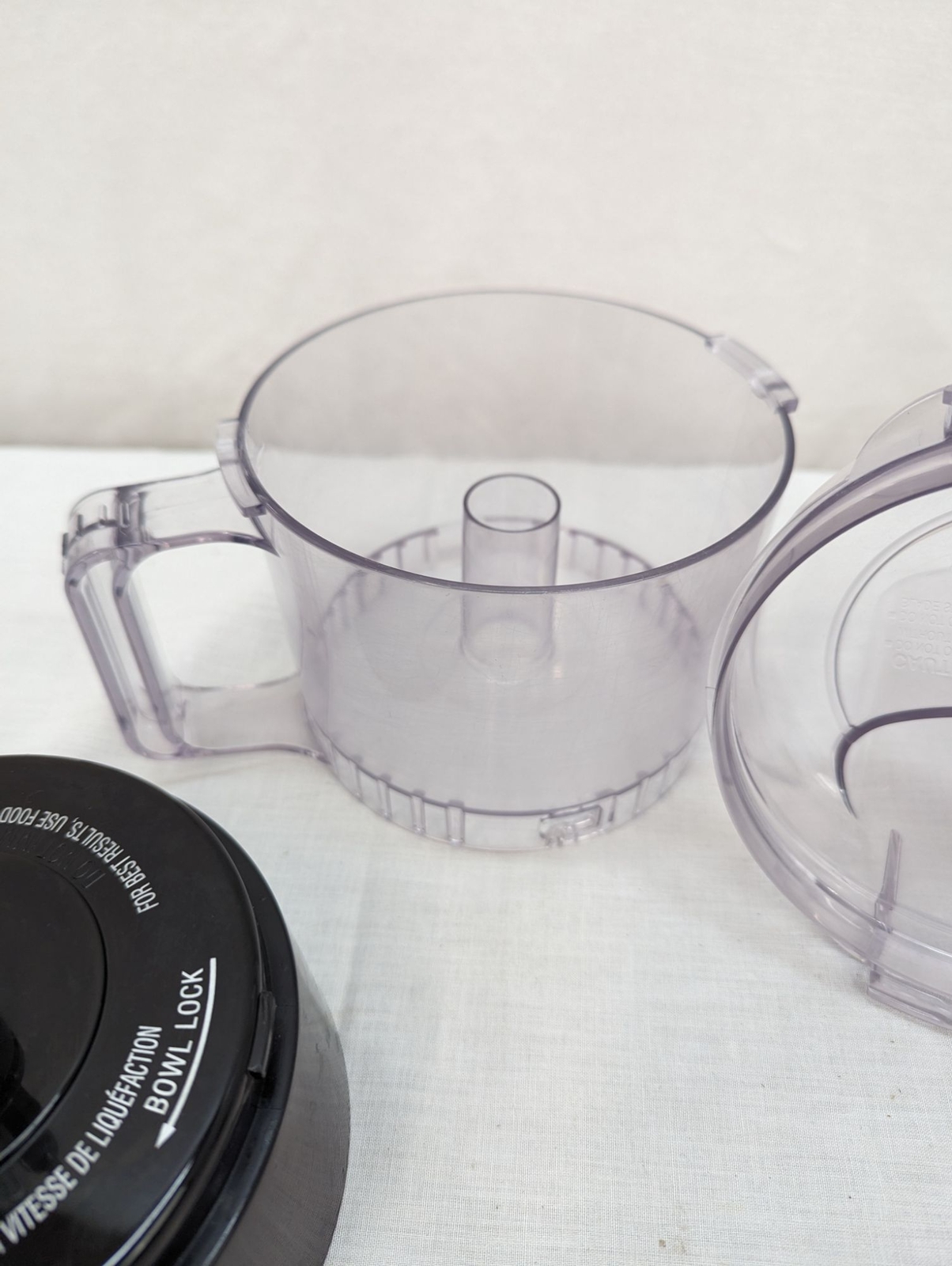 Cuisinart Powerblend duet Food Processor Model AFP 7 Bowl Lid Pusher and Base