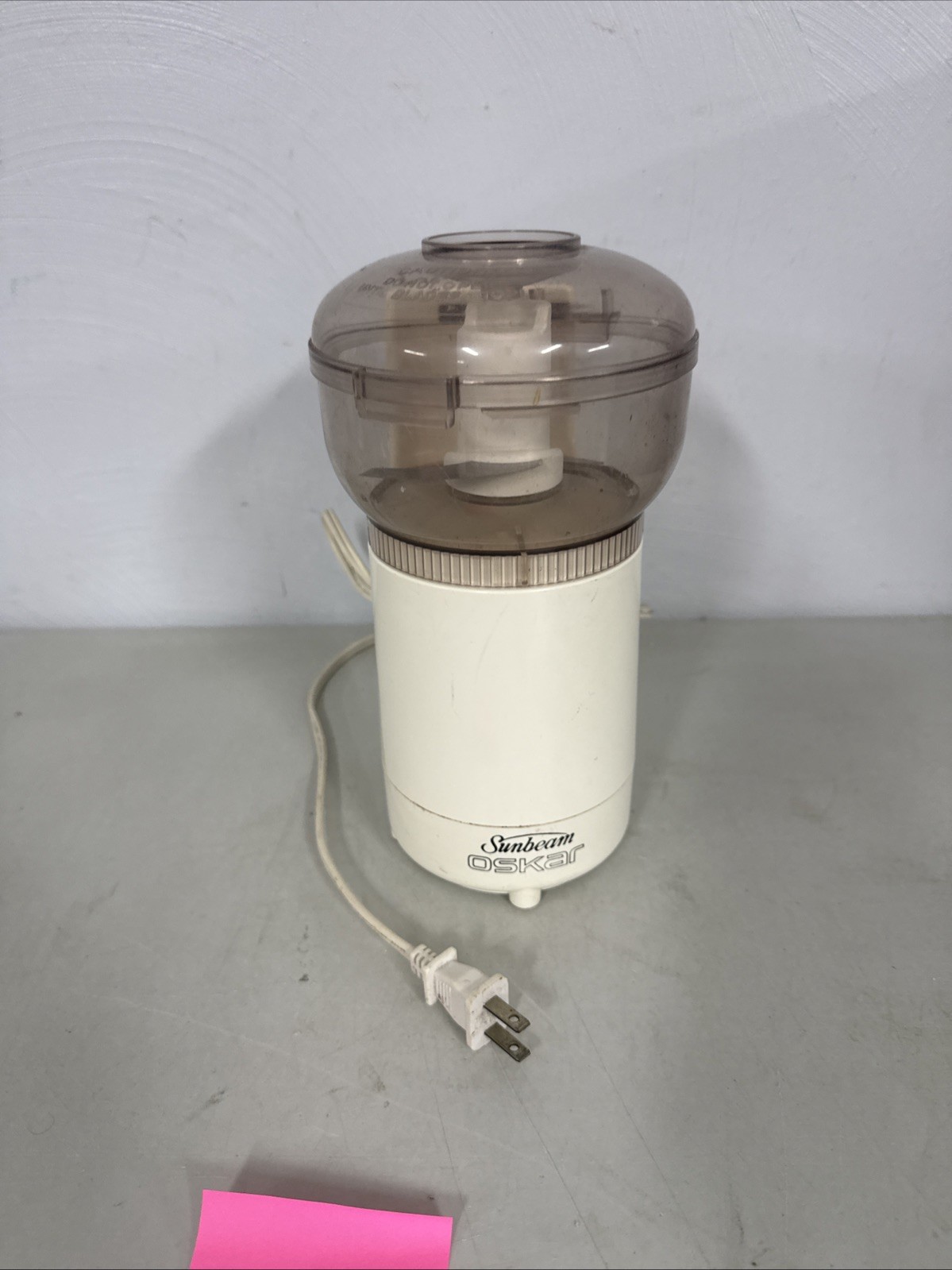 VINTAGE SUNBEAM OSKAR 14081 FOOD PROCESSOR/CHOPPER Made In France