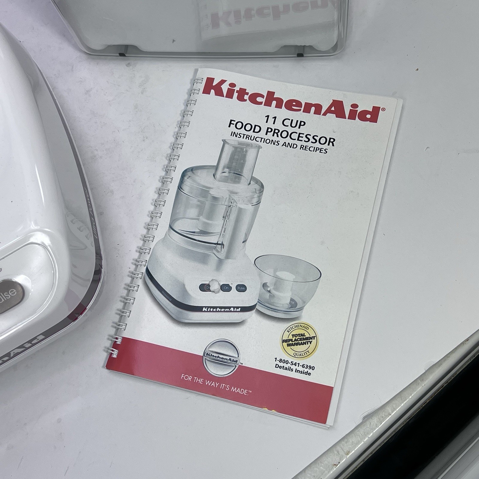 Kitchen Aid Food Processor 11 Cup Model KFP600 WHITE REFURBISHED