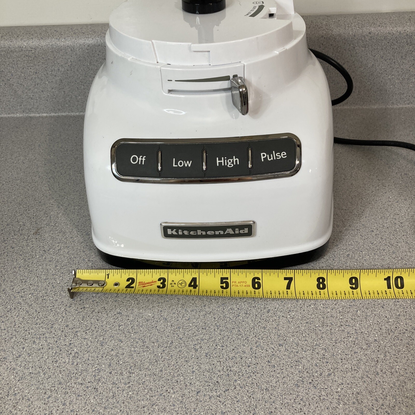 Kitchenaid Food Processor Model KFP0935QWH Base Only Counter White Kitchen Aid