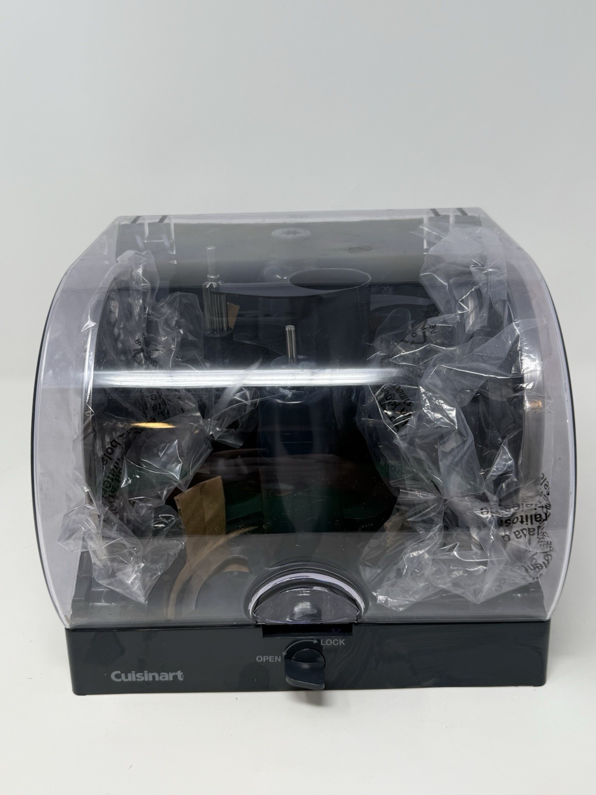 Cuisinart Storage Case w/ 2 Discs Blade Stem Pushers DLC-8 DLC-10 Vintage
