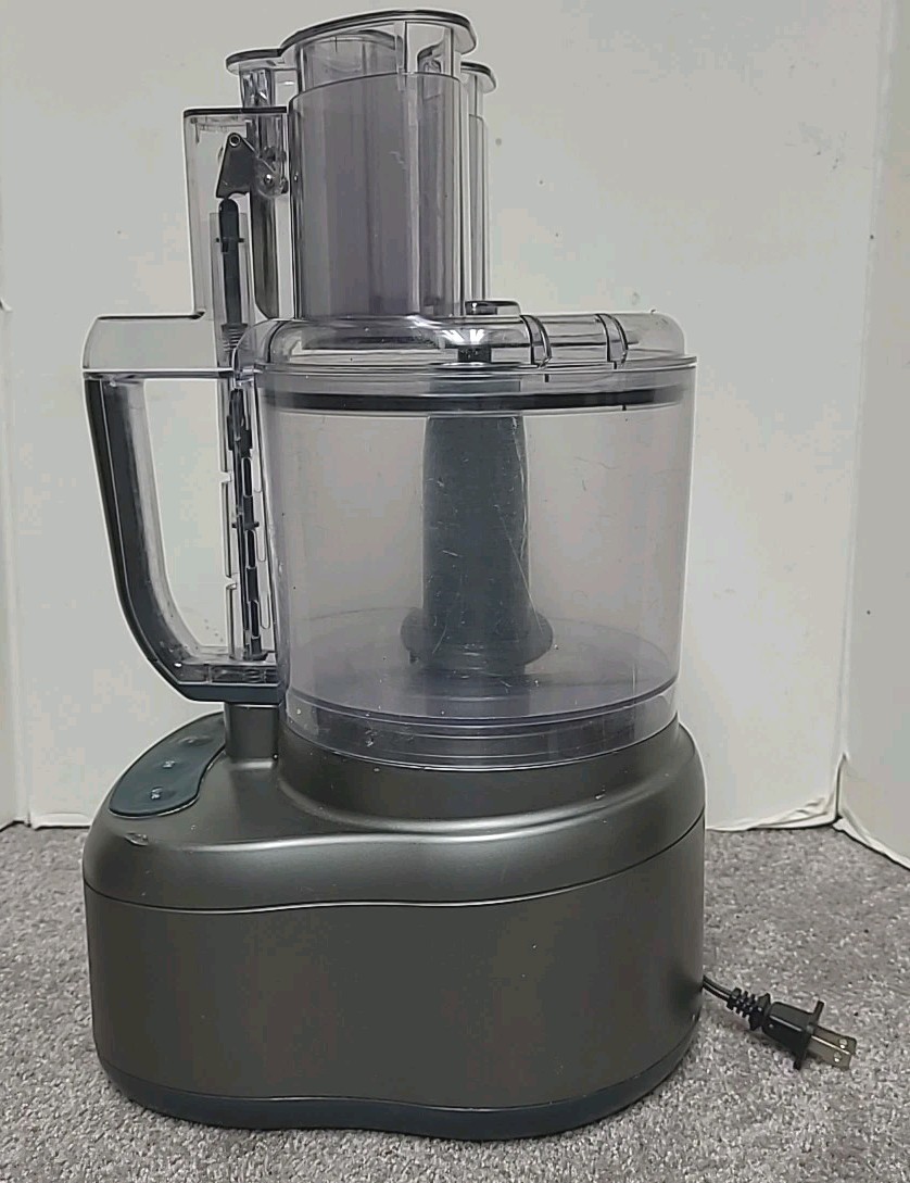 Cuisinart FP11 Food Processor 11 Cup w Work Bowl Blades & Accessories Gunmetal