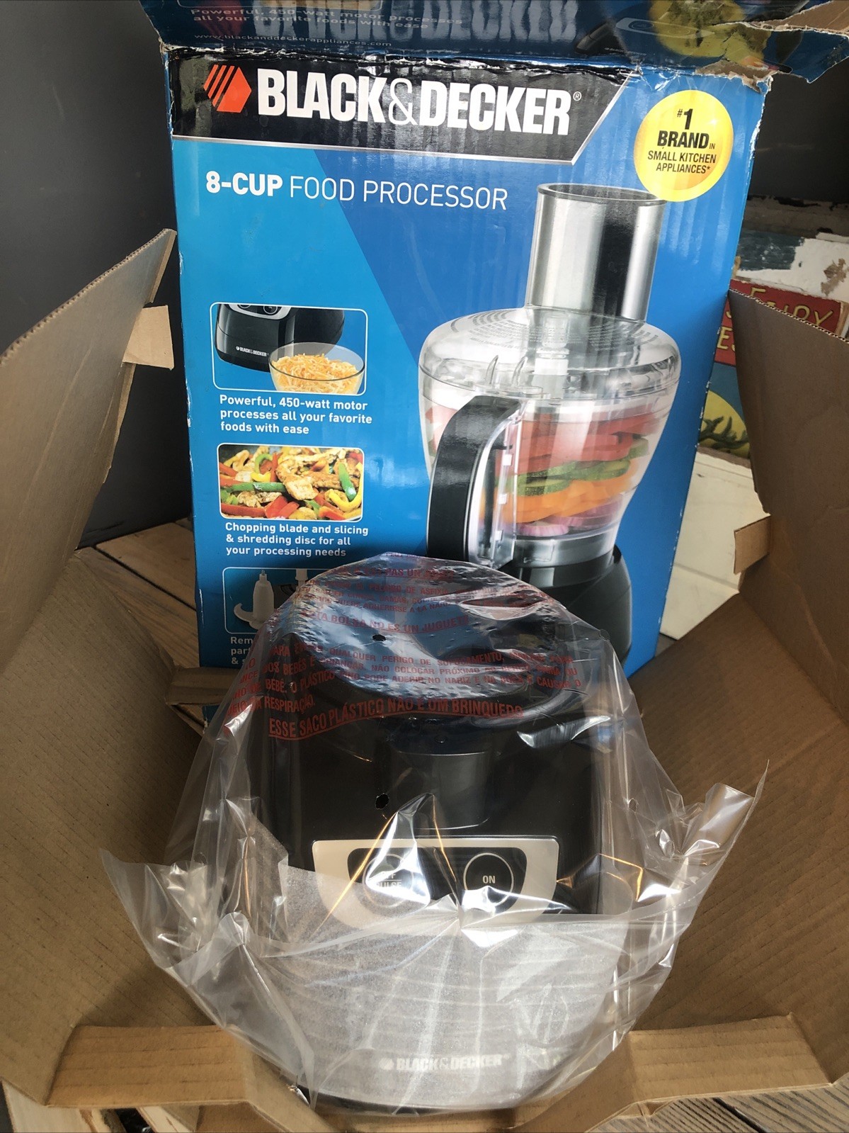 BLACK & DECKER FP1700B Food Processor Base Motor TREPLACEMENT PART ONLY New