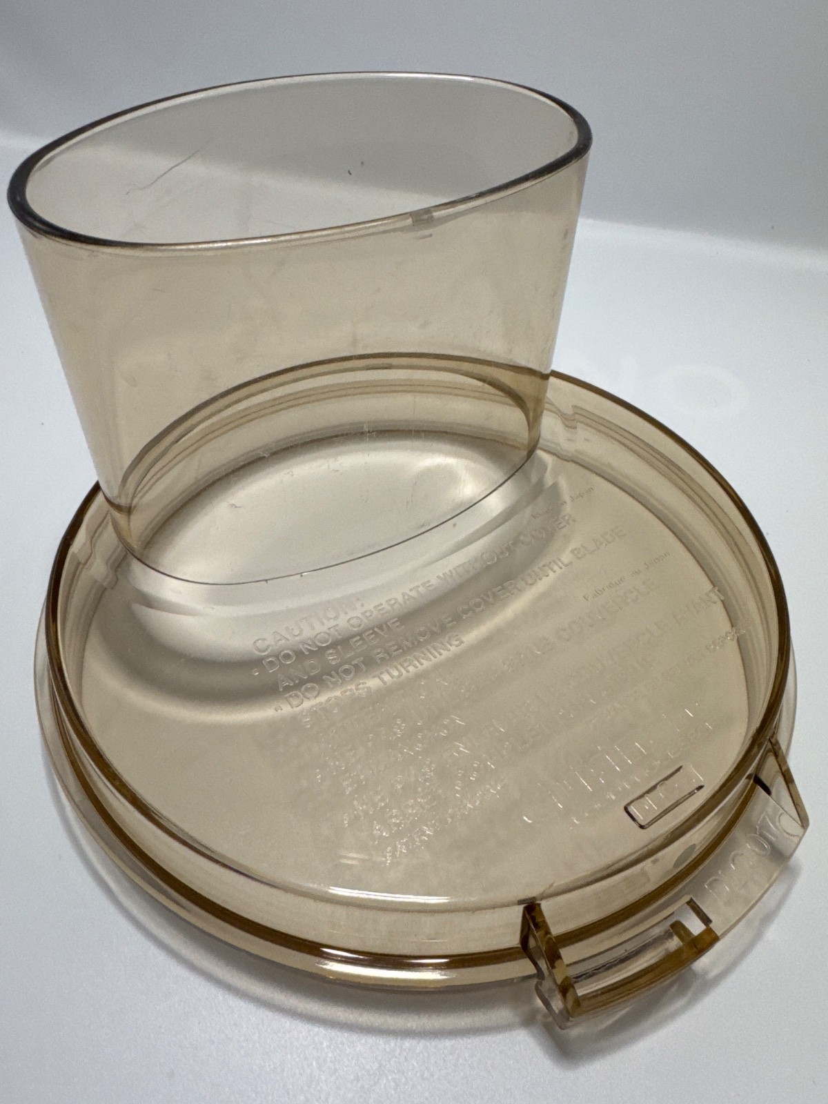 Cuisinart DLC-017 Amber Lid Cover for DLC-7 Pro Food Processor Japan – Lid Only