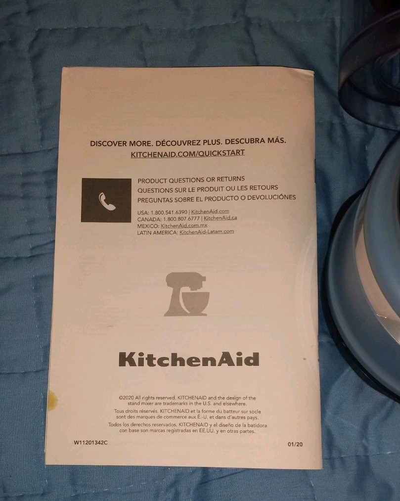KitchenAid Food Chopper 3.5 Cup Matte Fog Blue Model KFC3516QVB – No Box