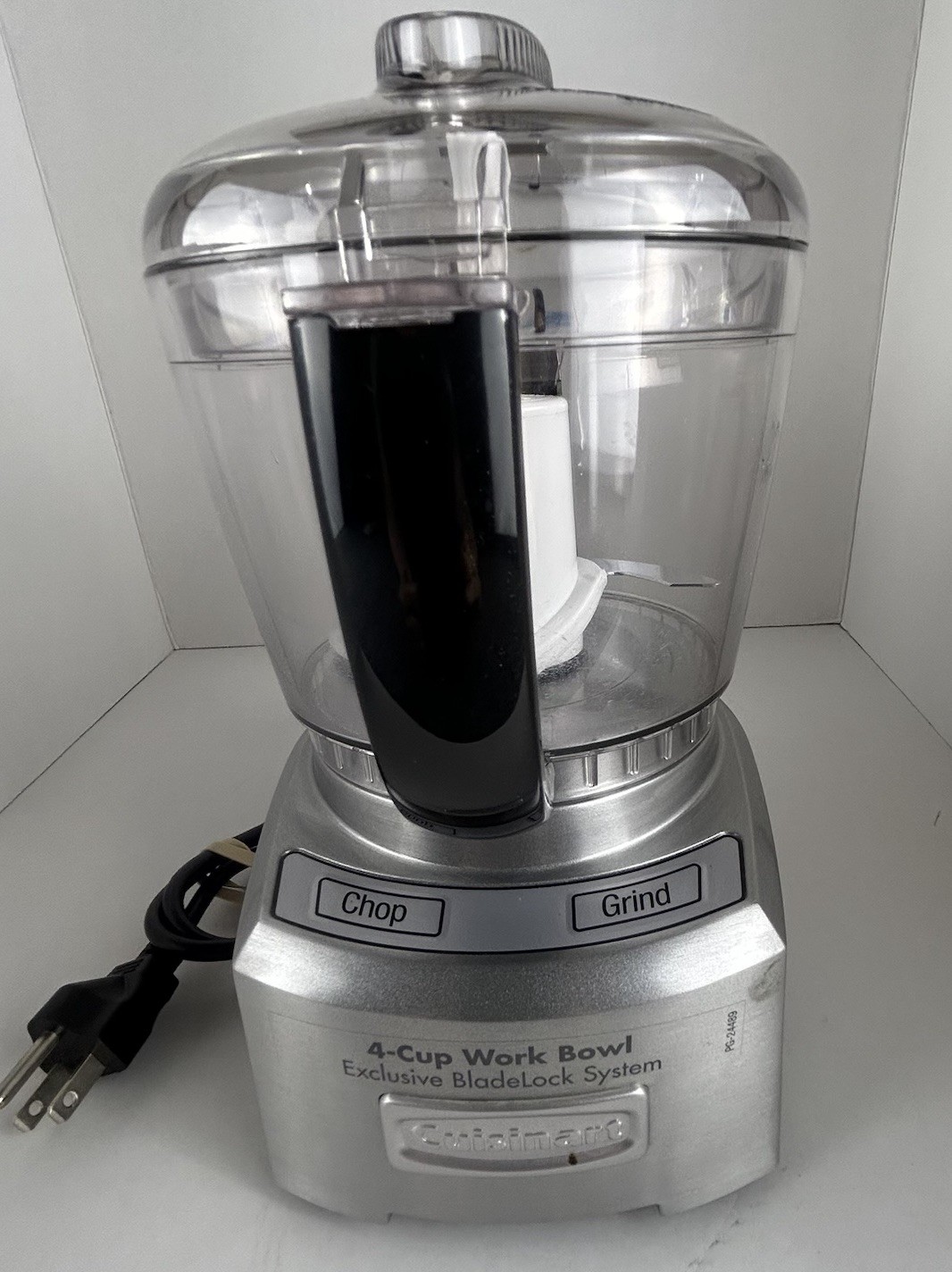 Cuisinart Elite Collection 4-Cup Chopper Grinder Brushed Chrome CH-4DC Silver