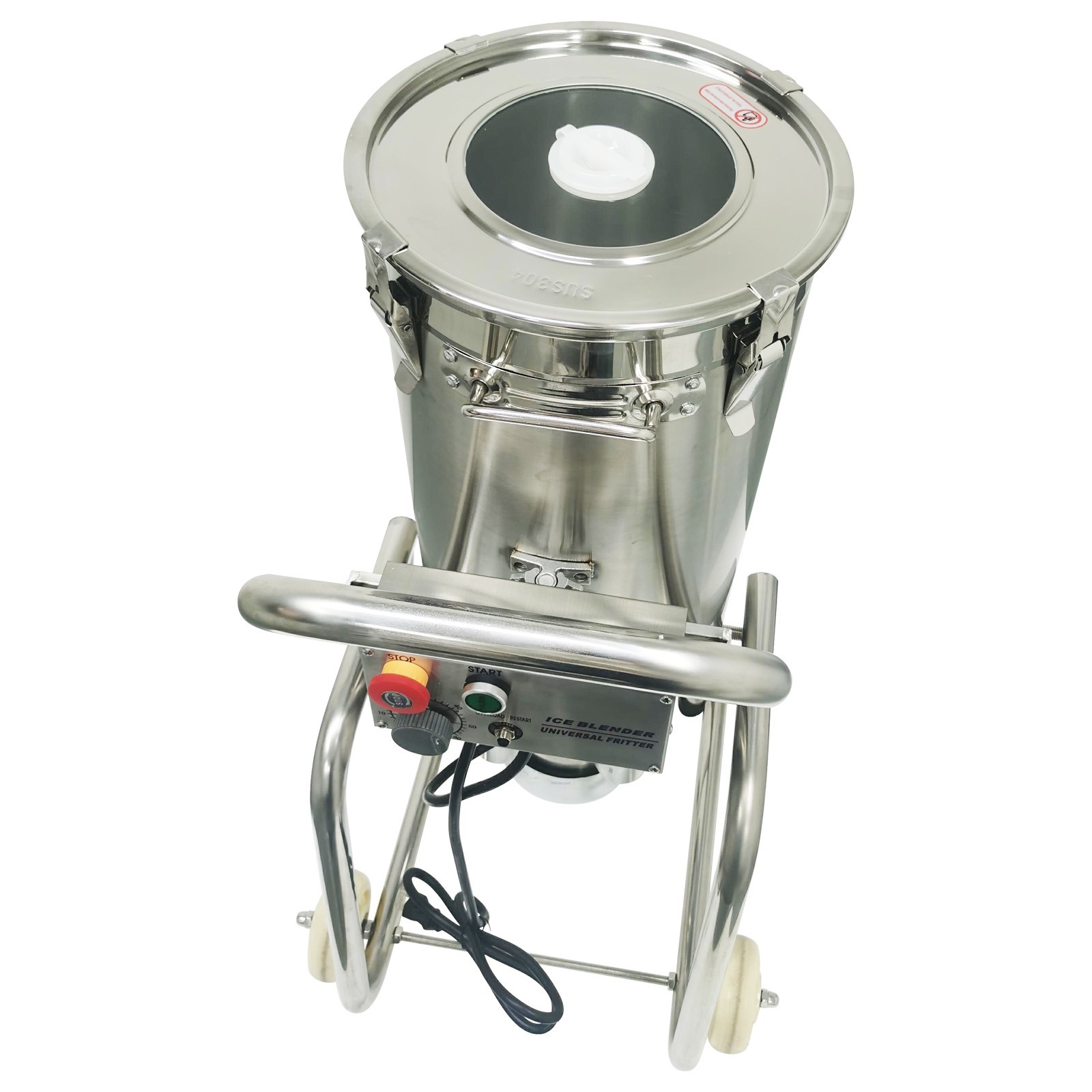 32L Commercial Meat Vegetable Prep Food Processor Fruit Herb Crusher Copper 110V