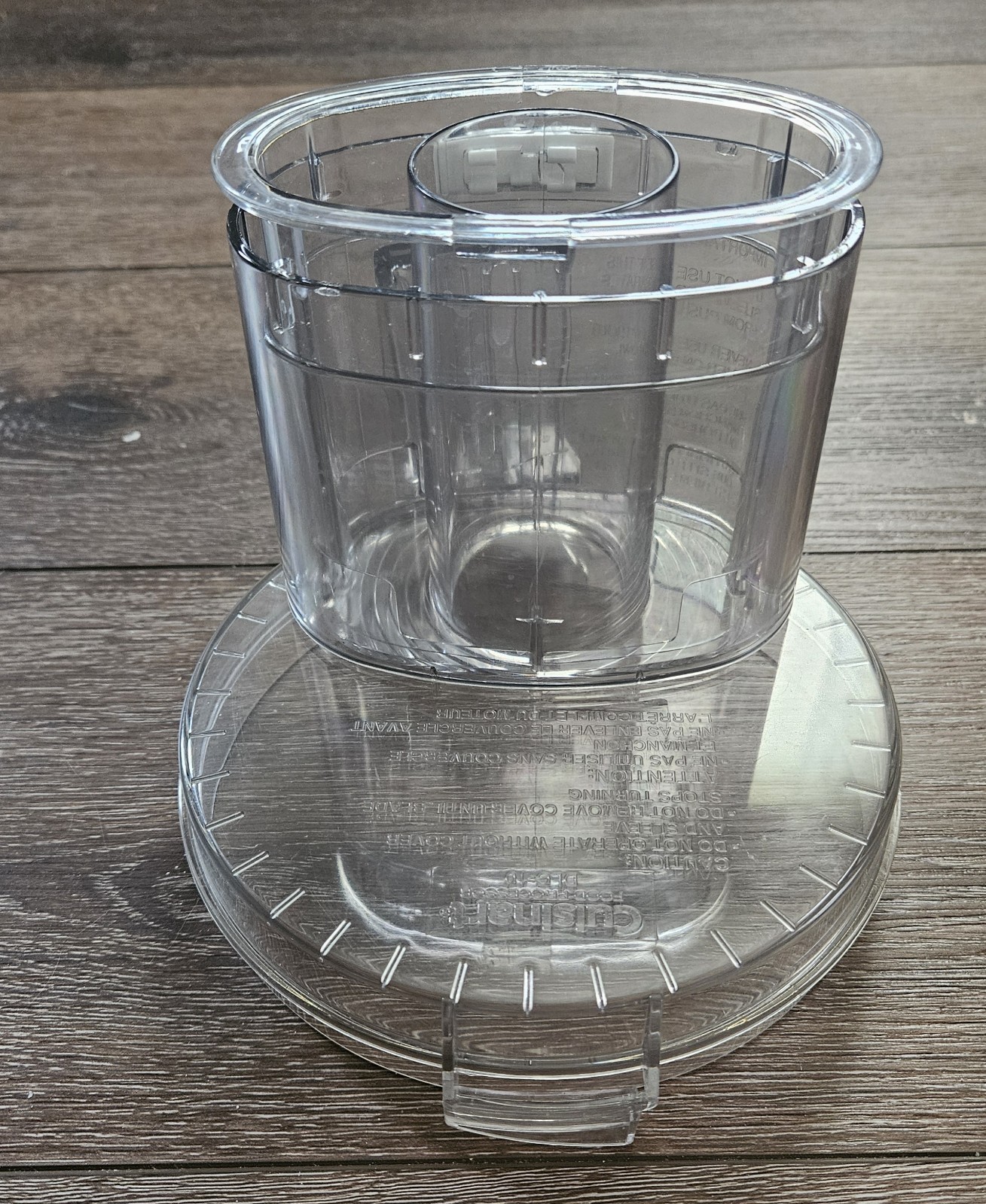 Cuisinart DLC-10 Food Processor Lid Chute Part DLC-117BGTX DLC-118BGTX No Pusher