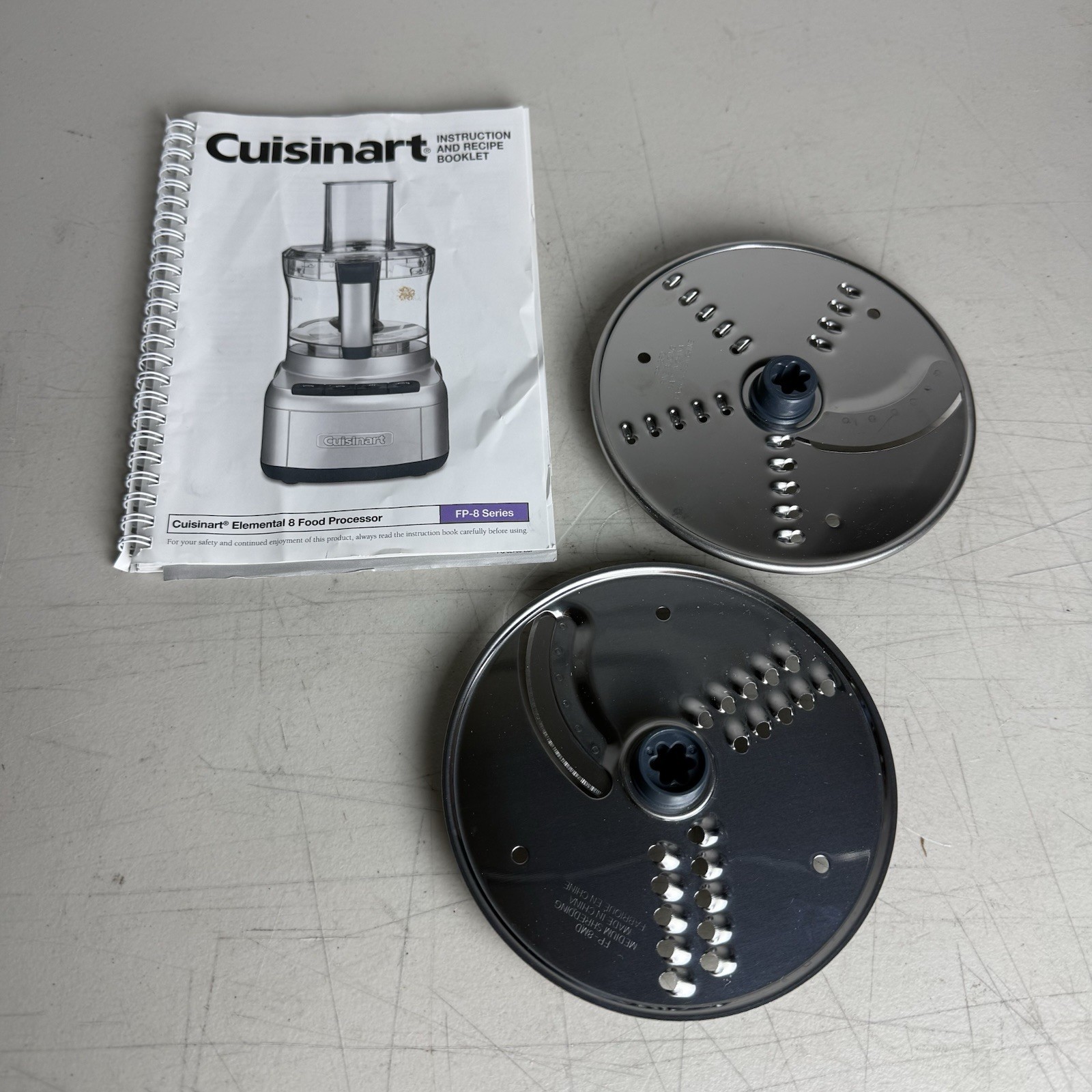 Cuisinart Food Processor FP-8 Parts Replacement Slice Shred Discs FP-8FD & FP8MD