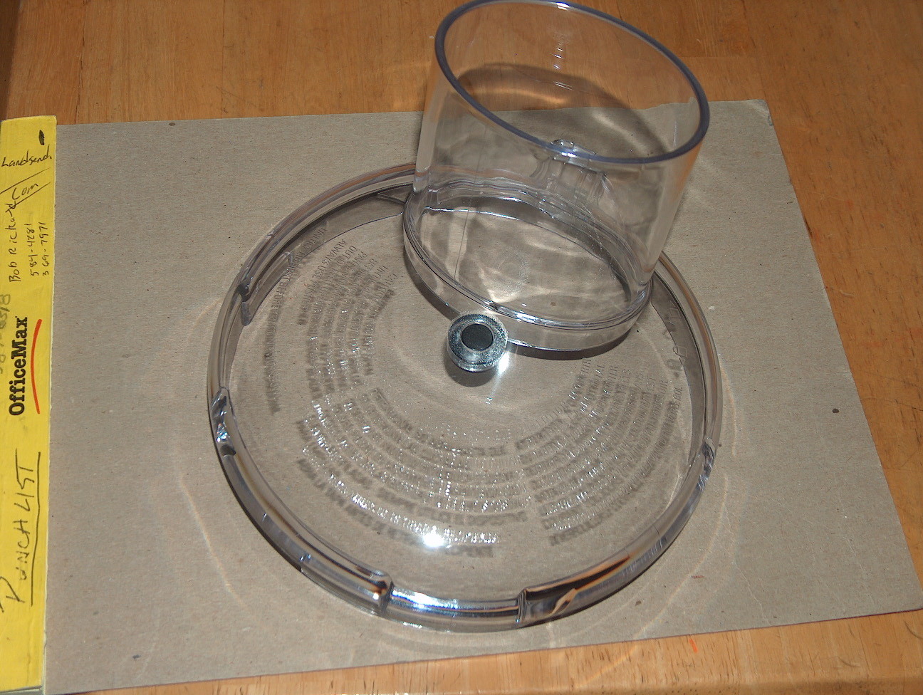 Black & Decker FP4200B FP4100B Food Processor Work Bowl Cover New 8 Cup parts