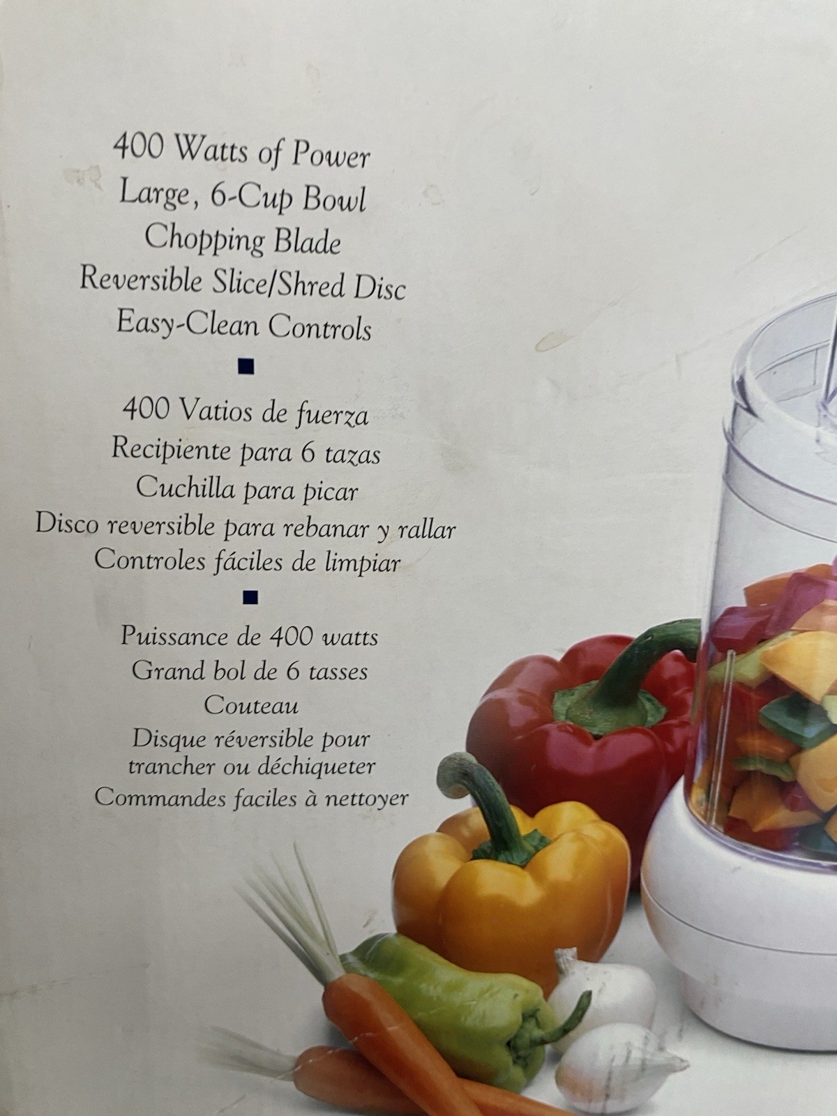 Black & Decker Power Pro FP1000 Full Size Food Processor Tested Works