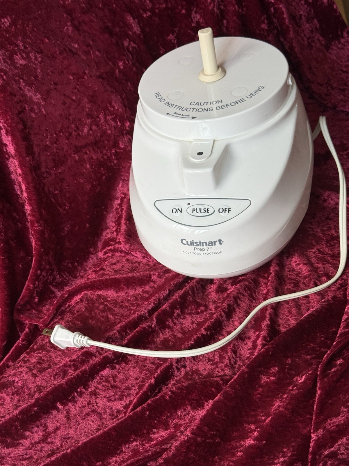 Cuisinart DLC-2007N Prep 7 7-Cup Food Processor Motor Base Unit Only. Tested.