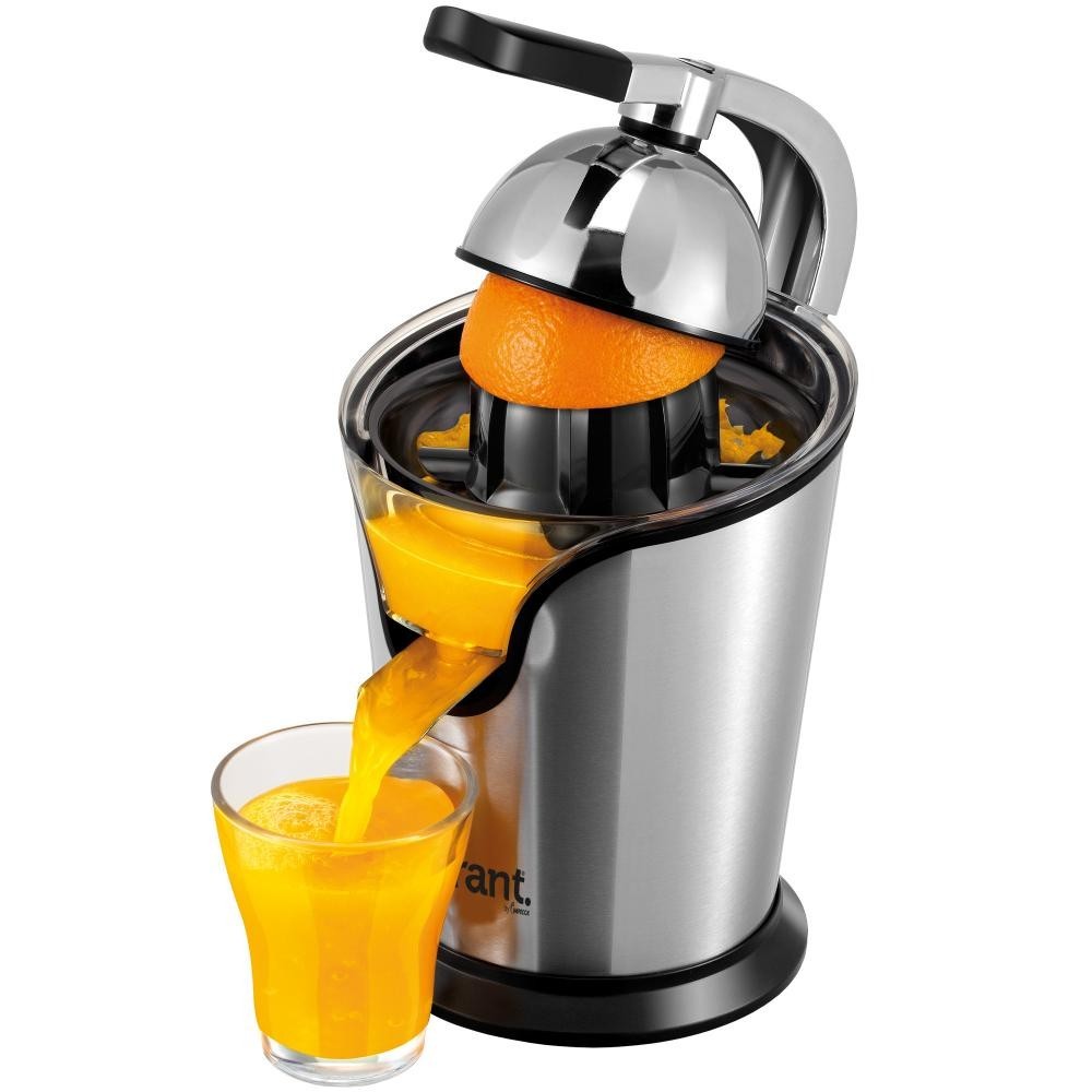 Courant Stainless Steel Citrus Juicer, Square Design with Powerful Watt Motor