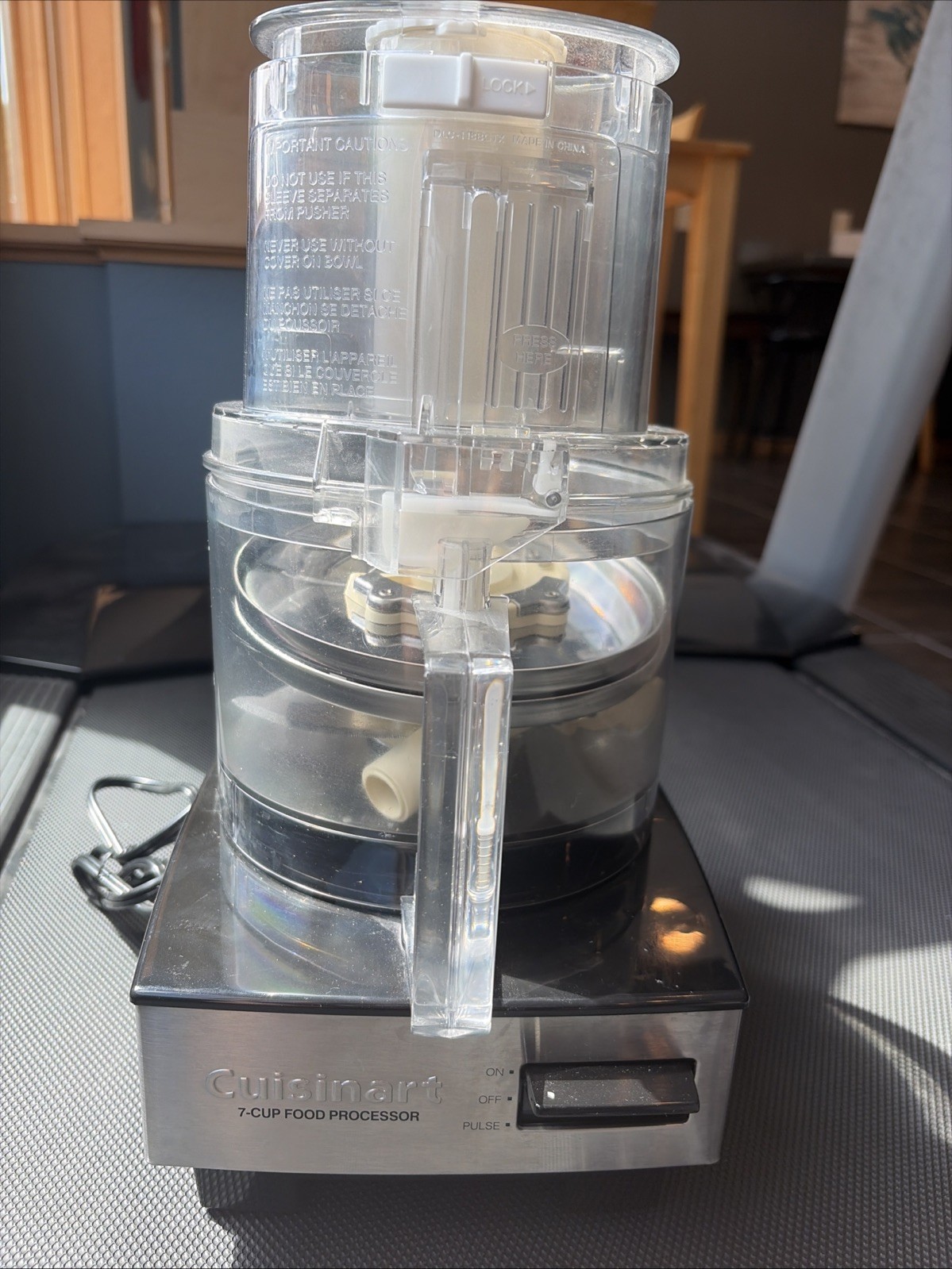 Cuisinart Pro Classic 7-Cup Food Processor DFP 7BC DLC-10 Silver Tested Working