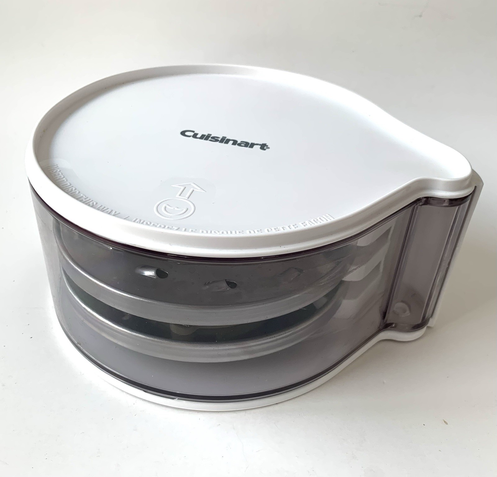 Cuisinart 3 Disc Holder Model DLC-DH with 2 Blades Slice Shred and Fine Grate