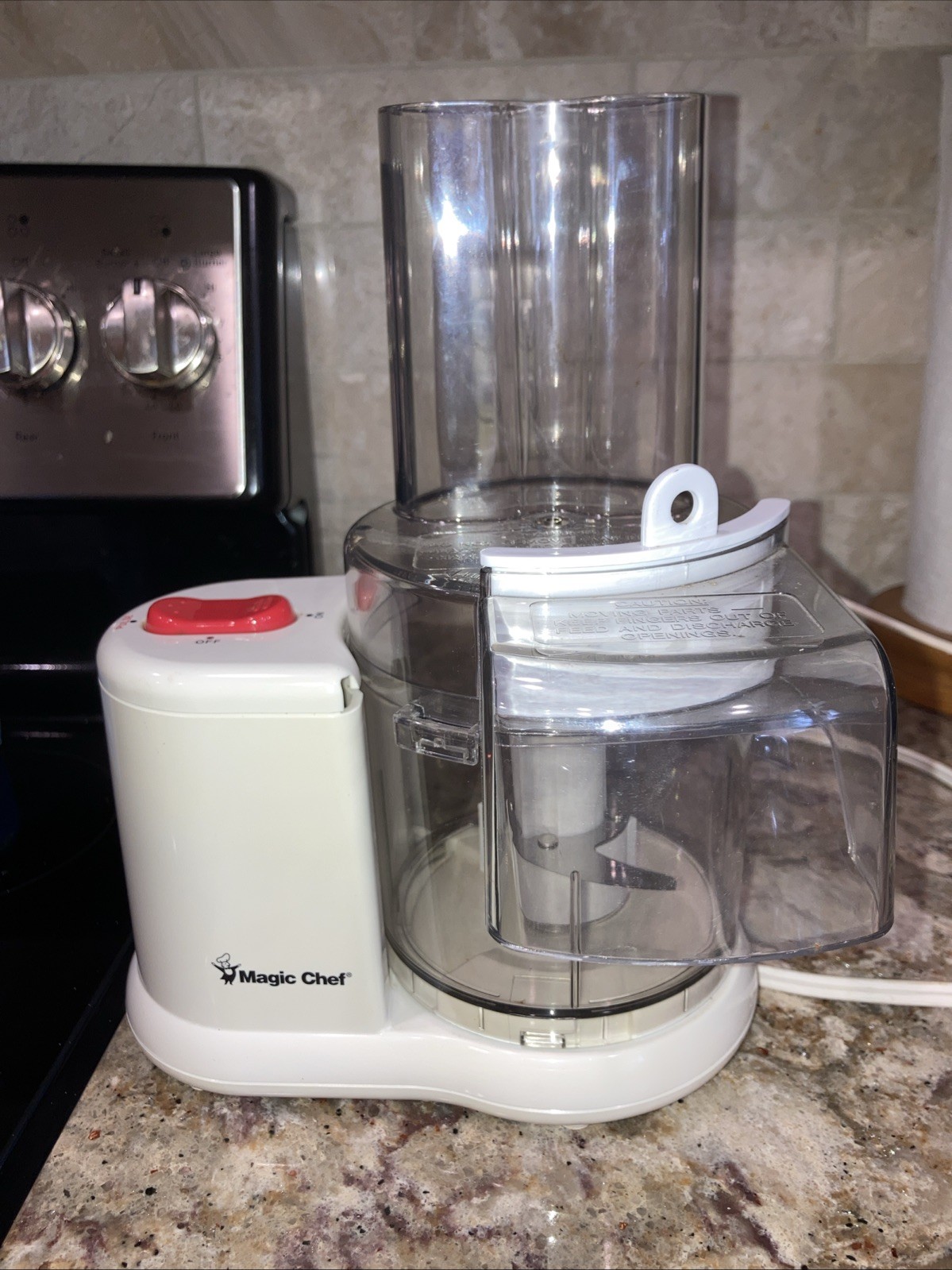 Magic Chef Power Chop Mini Food JK-357 with attachments 2 Speeds Tested Works