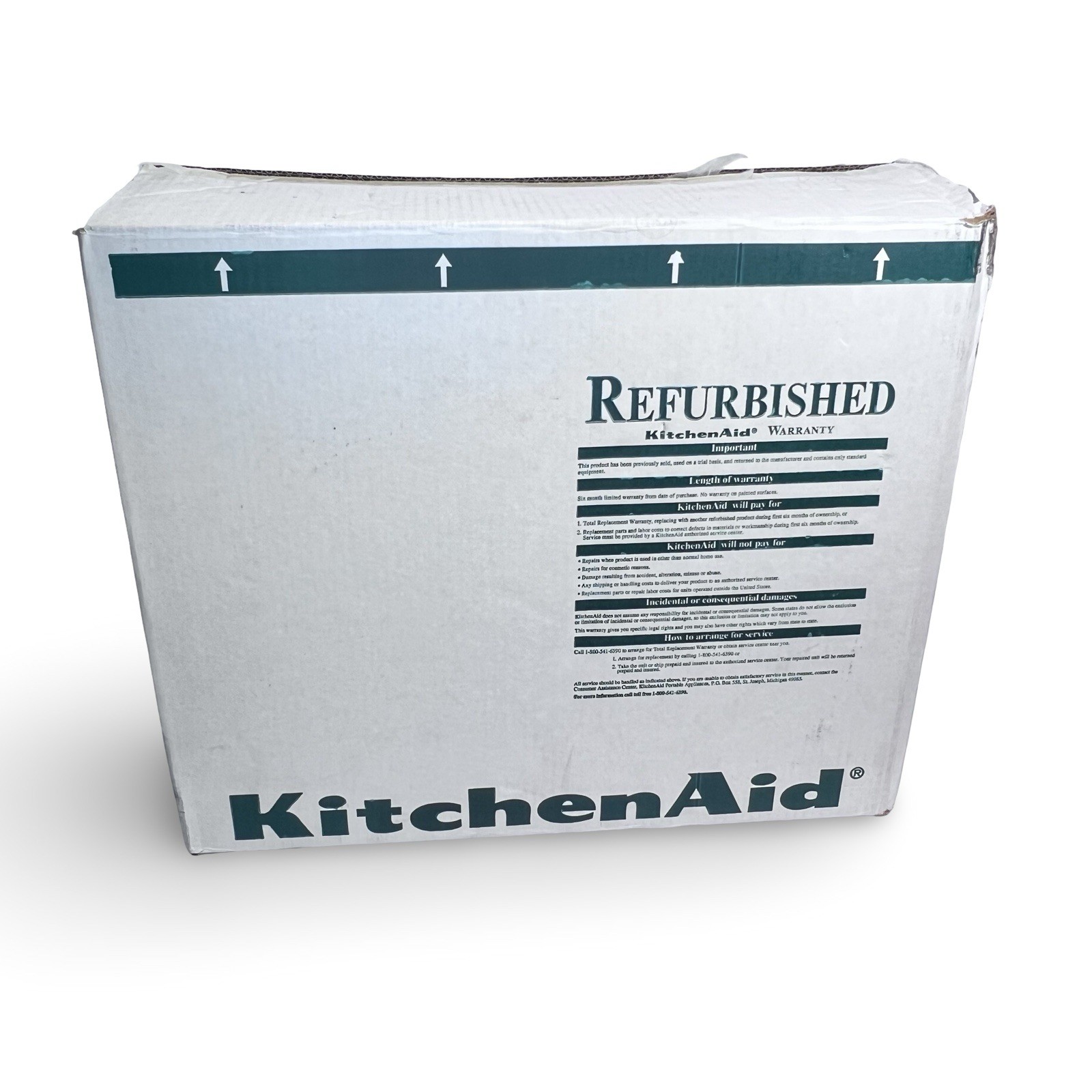Kitchen Aid Food Processor 11 Cup Model KFP600 WHITE REFURBISHED