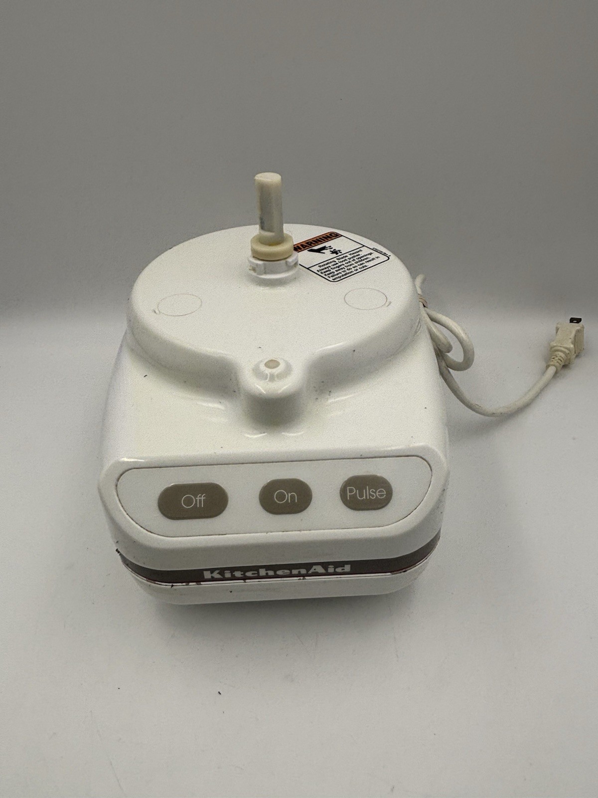 KitchenAid Little Ultra Power Food Processor Model KFP350WH Base