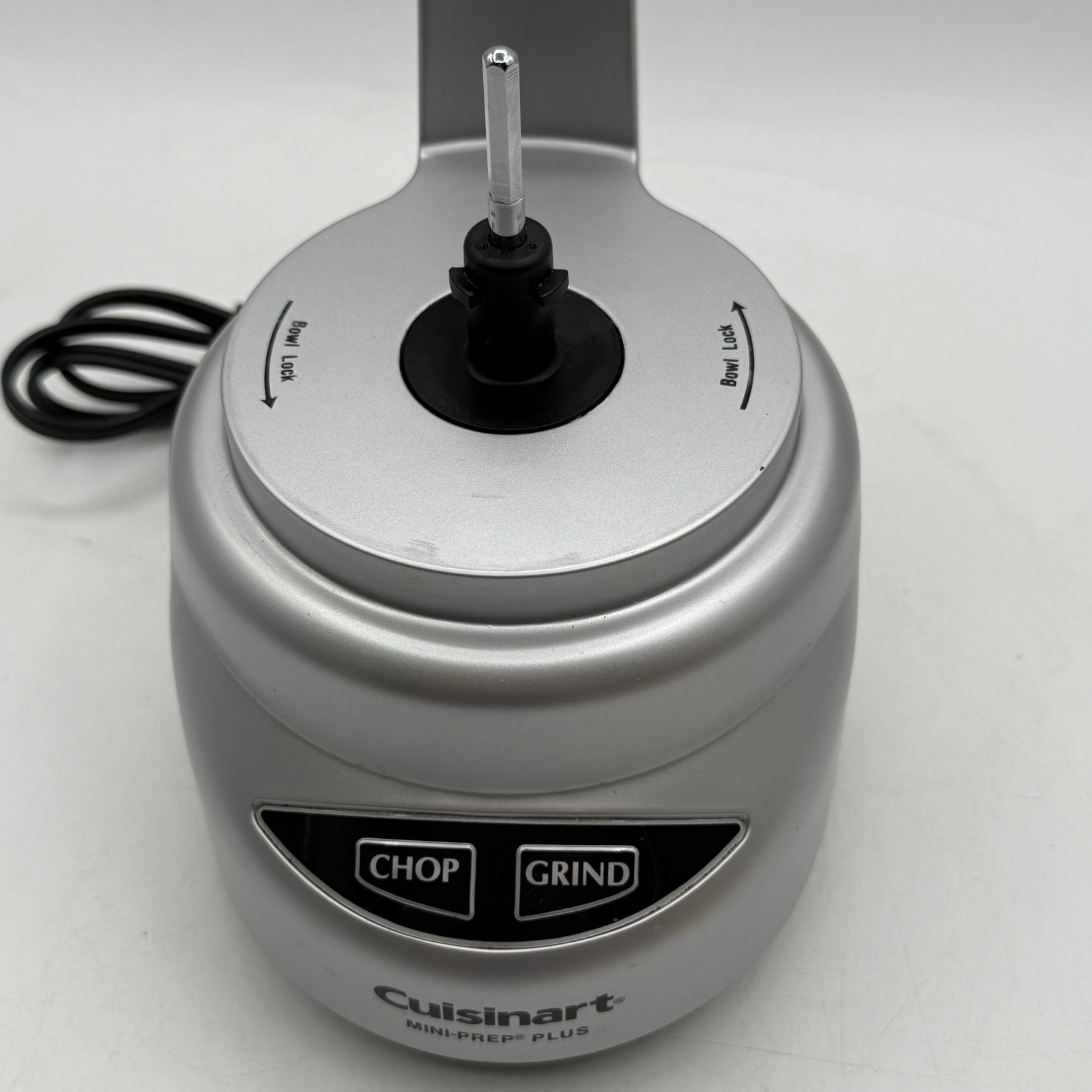 Cuisinart Mini-Prep Plus Food Processor DLC-2A Chopper Motor Silver Base Tested