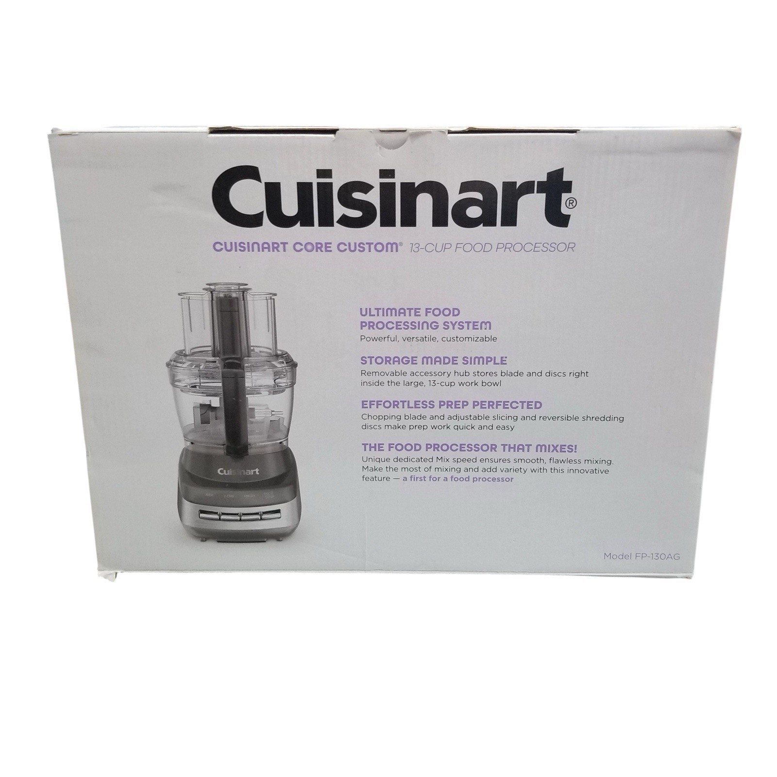 Cuisinart Core Custom 13-Cup Food Processor • Chop, Puree, Shred, Slice & More