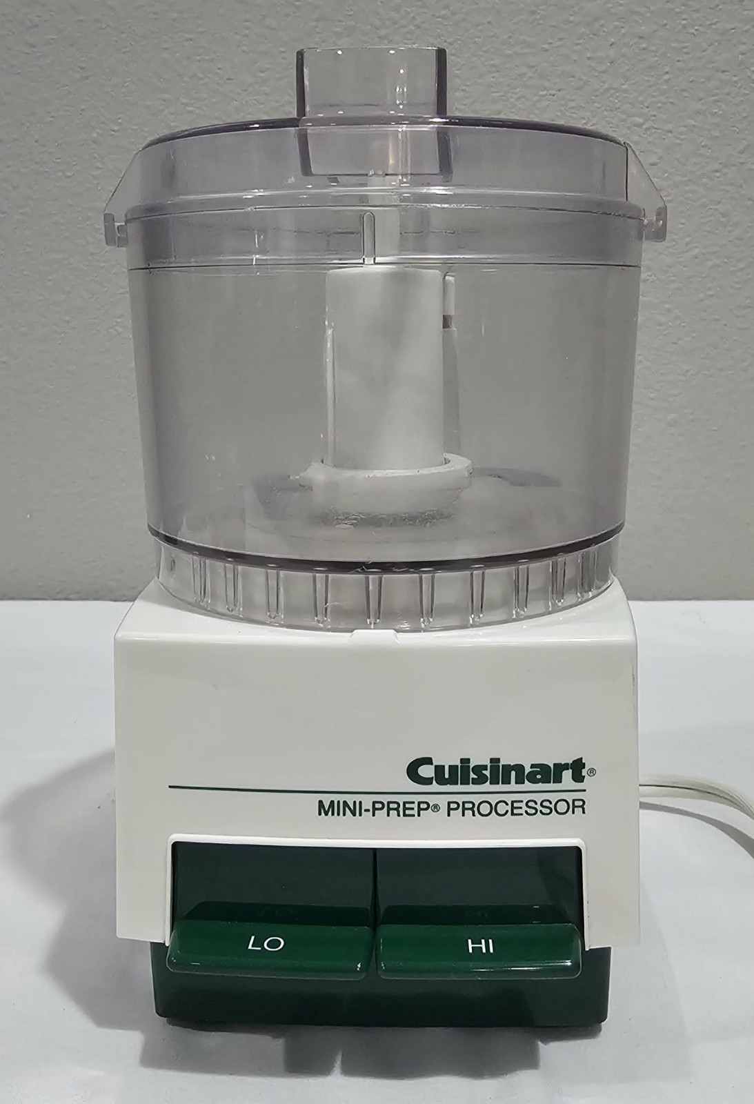 Vintage Cuisinart Mini-Prep Food Processor Model DLC-1TX -GREEN WORKS!