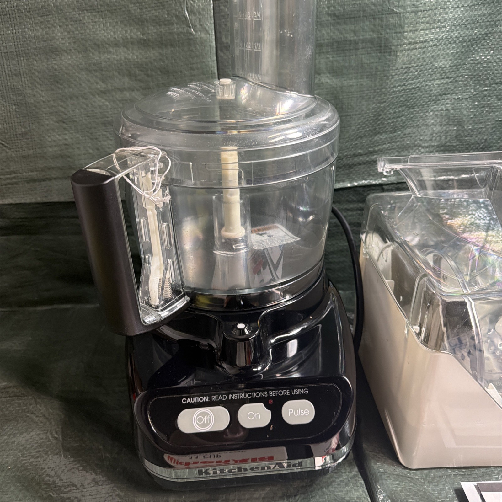 KitchenAid KFP600 Ultra Power Plus 11 Cup Food Processor Manual & Accessories