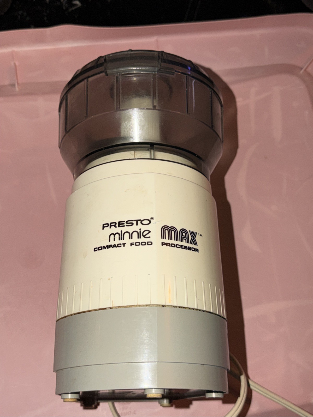 Presto Minnie Max Compact Food Processor model 0290002 Tested Works