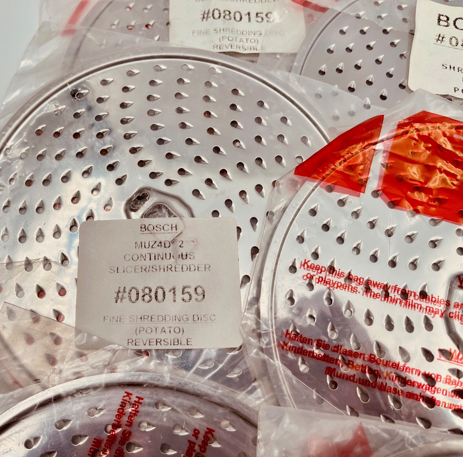 Bosch Fine Grater Disc Blade For Food Processor