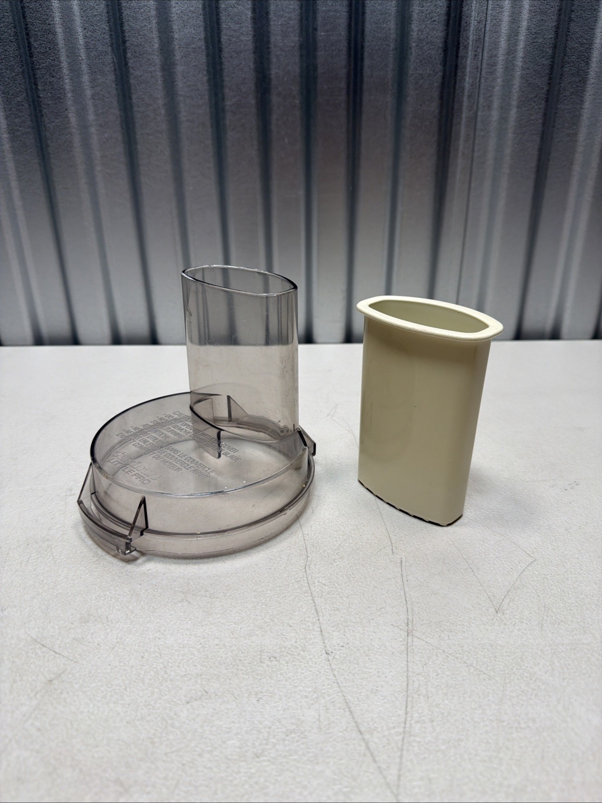 Cuisinart Little Pro Plus Food Processor DLC-505TX Replacement Lid & Pusher Only