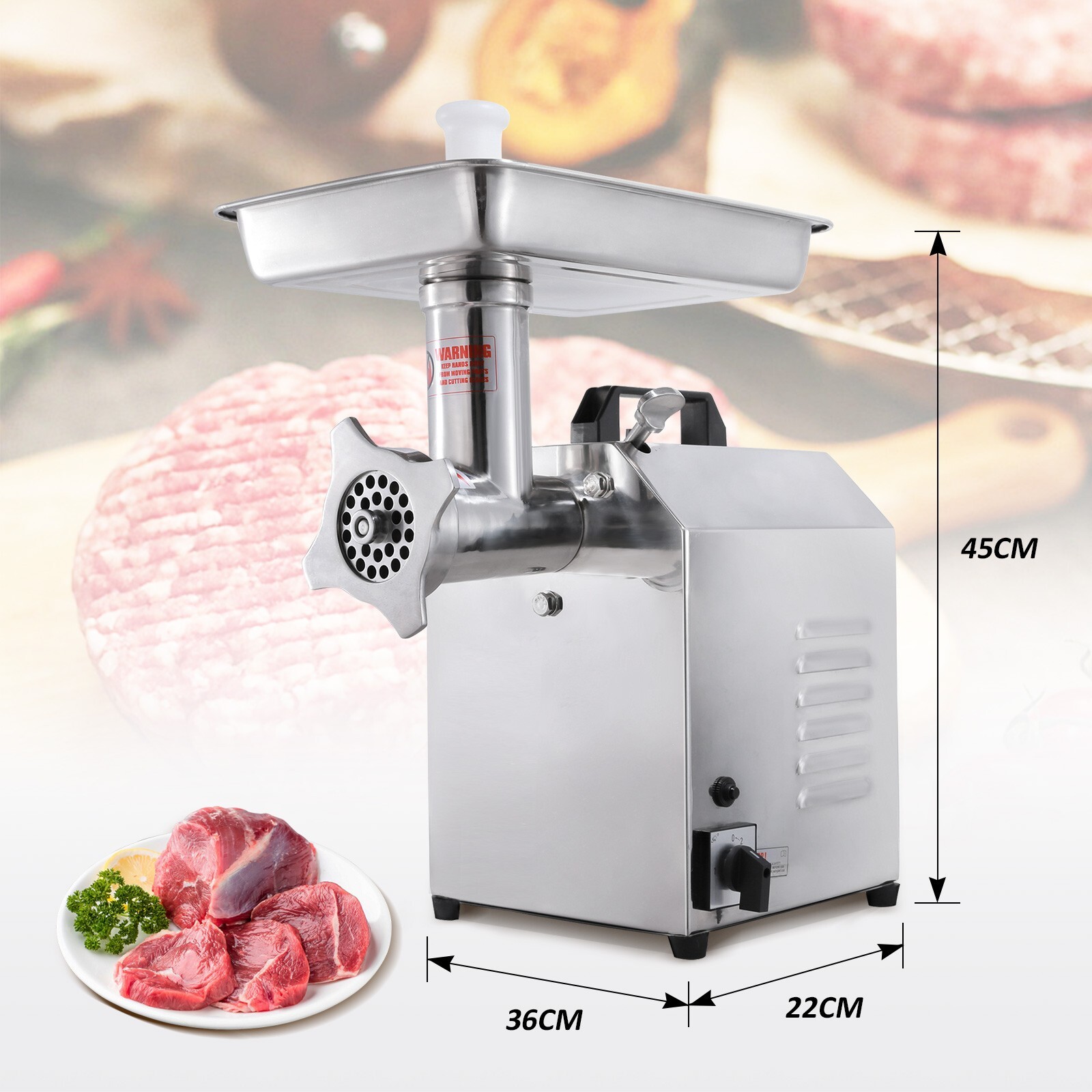 Hakka 3 in 1 Multi-function Food Processor Meat Mixer Grinder Sausage Maker