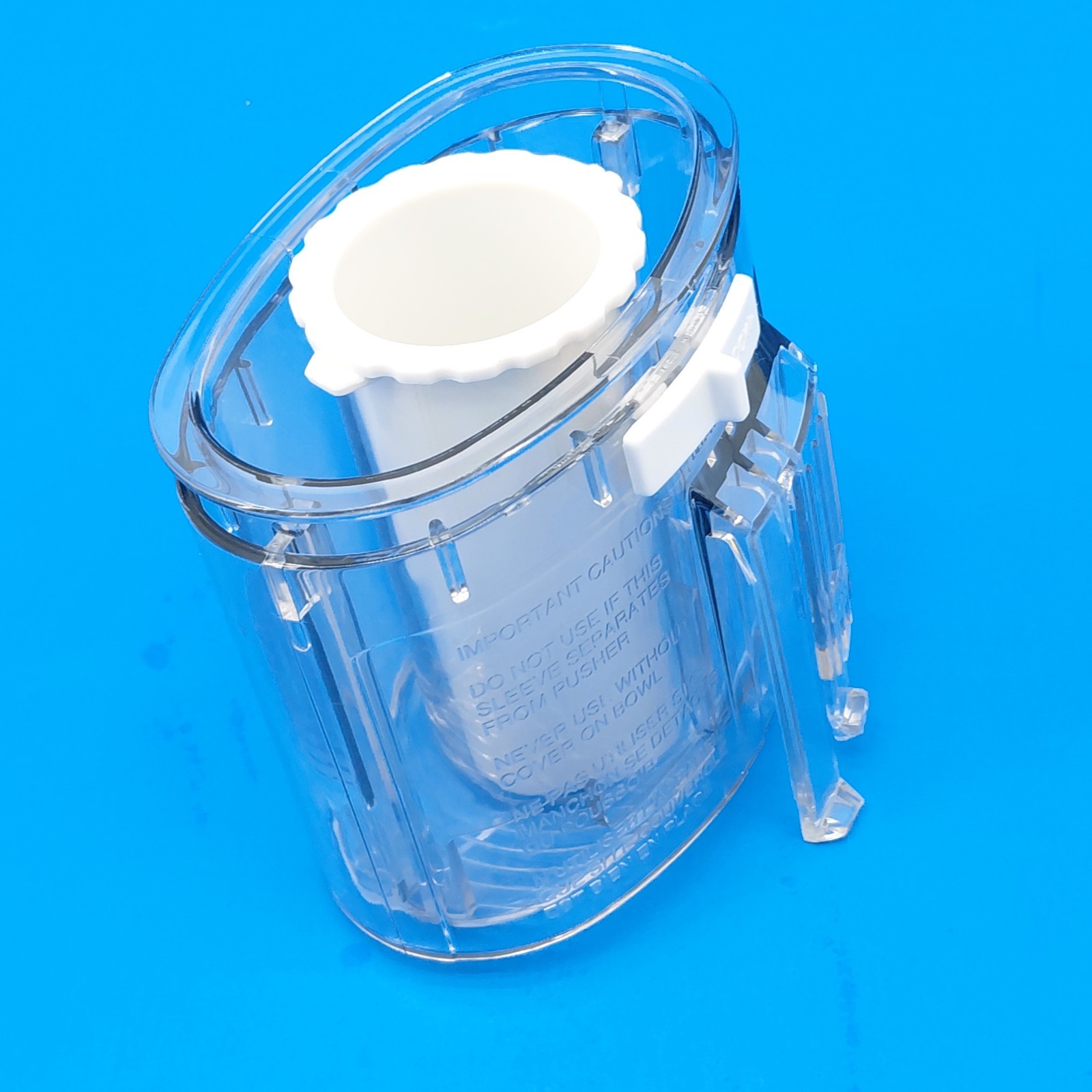 Cuisinart Pro Classic DLC-10 DLC-118BGTX 7 Cup Lid + Chute J2 Excellent Cond