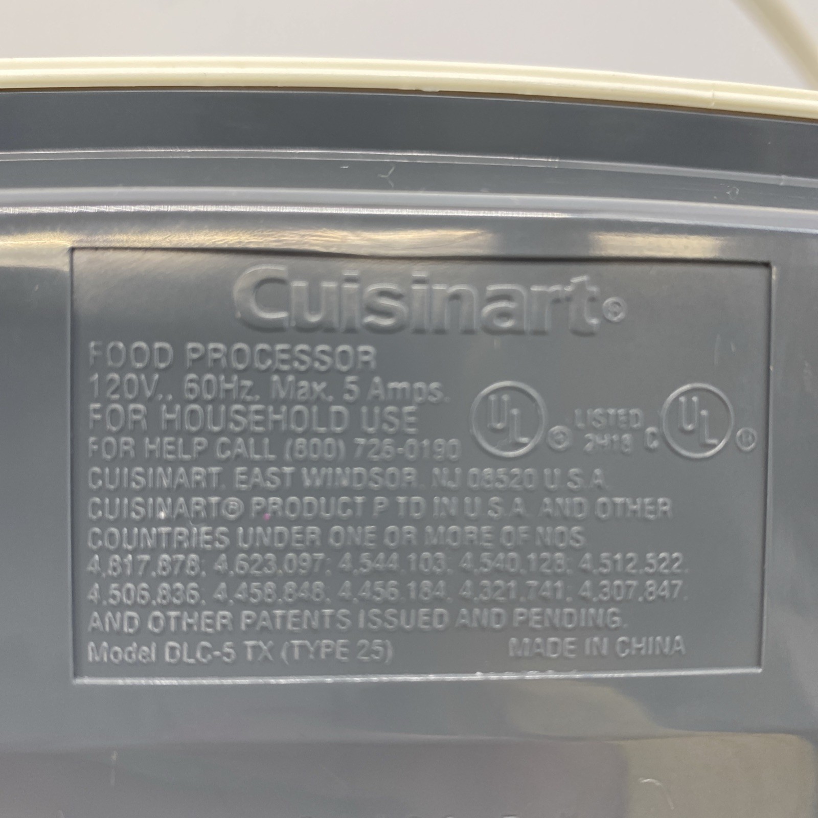 Cuisinart DLC-5 Food Processor Slices Chops Shreds Works See Description