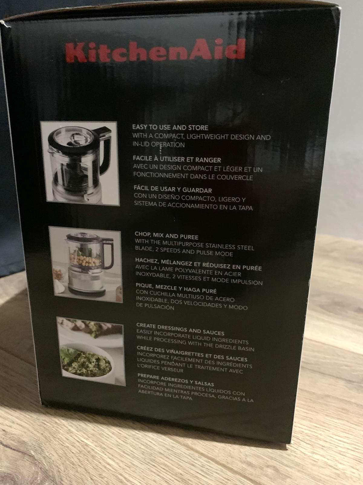 KitchenAid KFC3516IC 3.5 Cup FOOD CHOPPER in color ICE BLUE – NEW