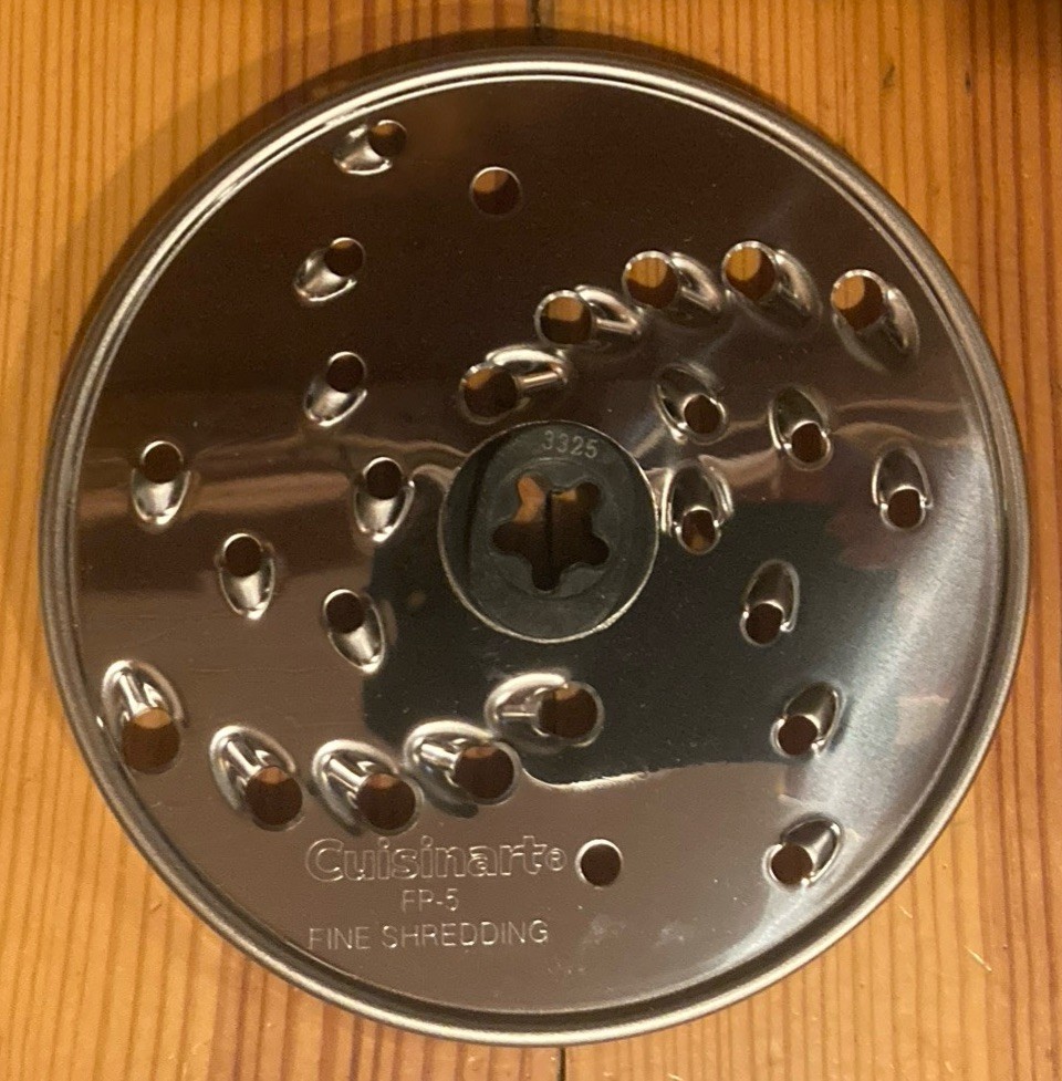 Cuisinart 5 Cup Chop & Shred Food Proc. FP-5 Reversible Fine & Medium Shred Disc