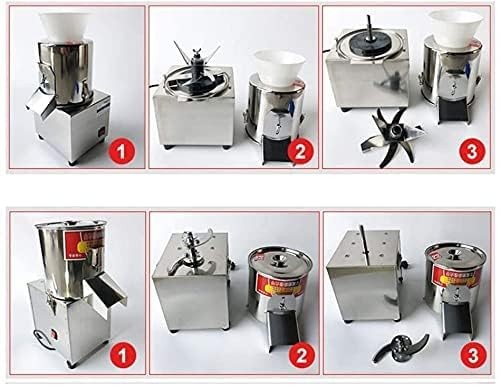 110V 600W Commercial Food Processor Machine, High Power Electric Vegetable Me…