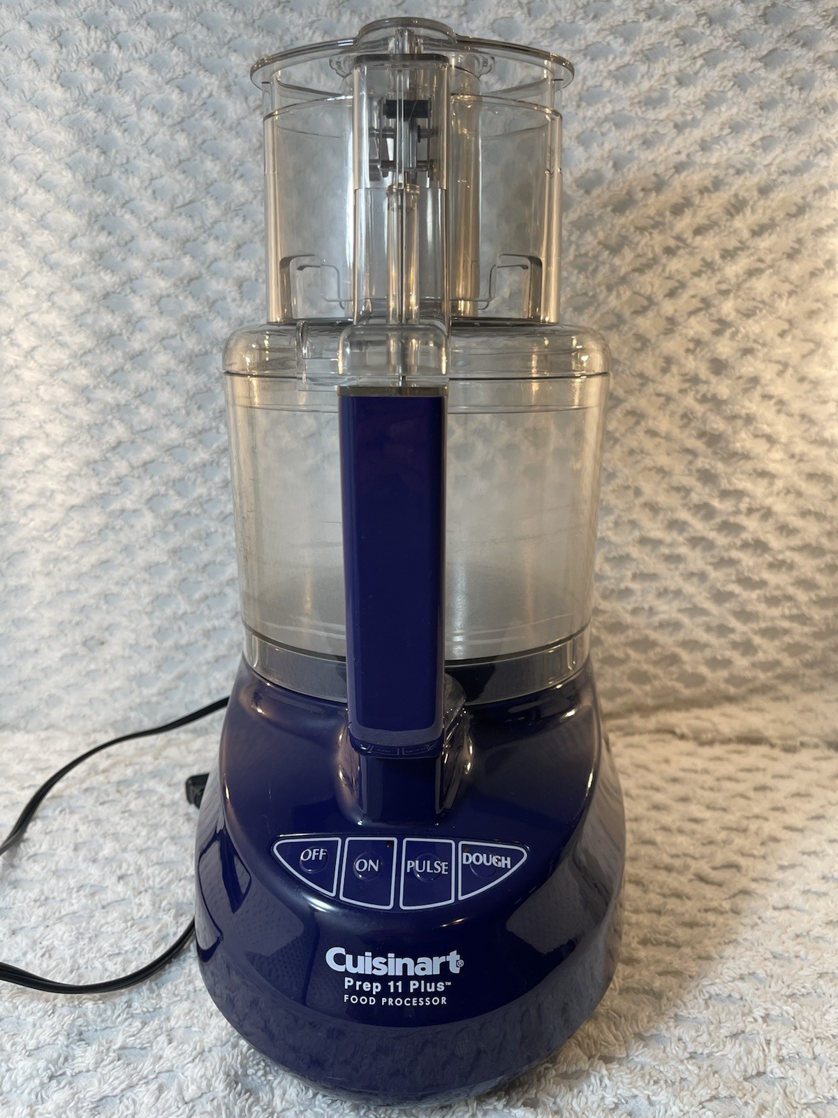 Cuisinart Prep 11 Plus DLC-2011 Series Food Processor Navy Blue NO BLADES! READ