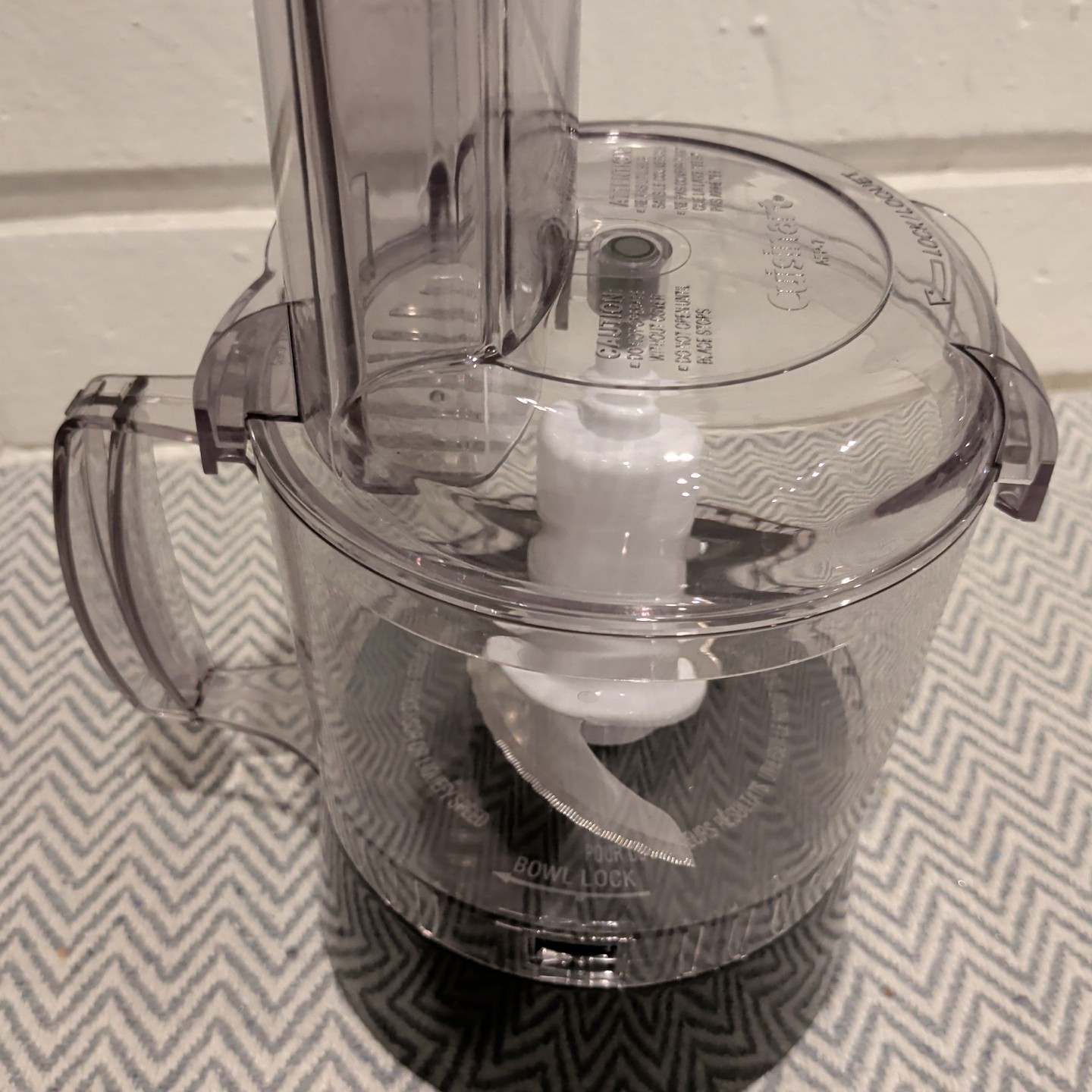 Cuisinart AFP-7 Food Processor Black Replacement Base Bowl Lid Pusher & Blade
